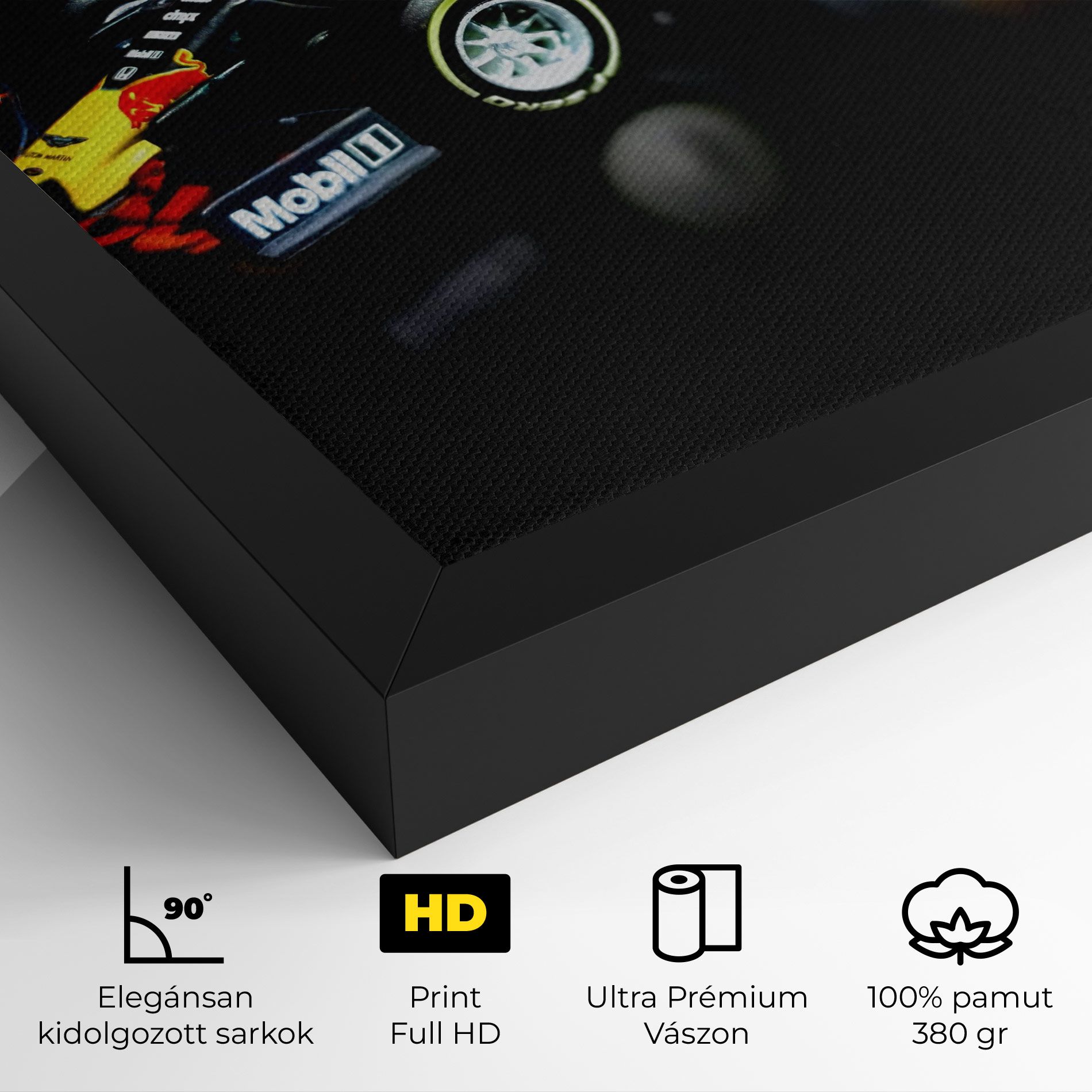 Black Yellow F1 mockup 4