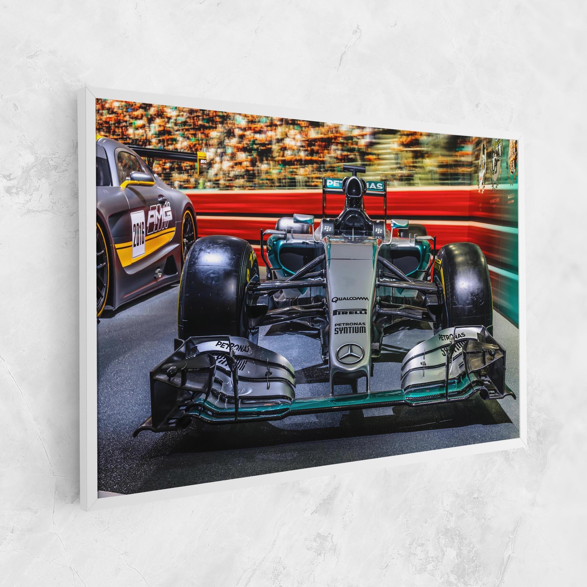 Vászonkép Black Green F1 mockup 1