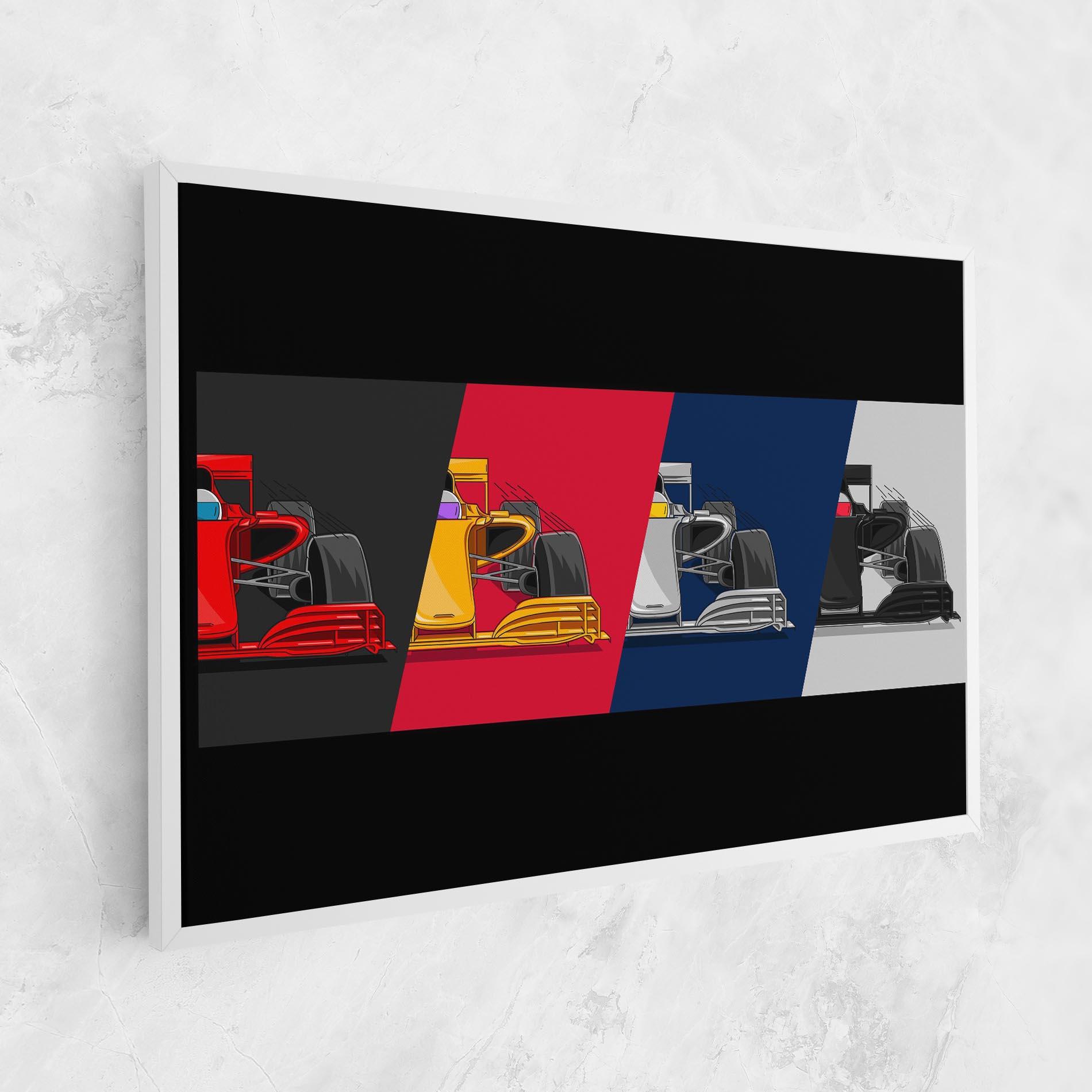Vászonkép F1 Cars mockup 1