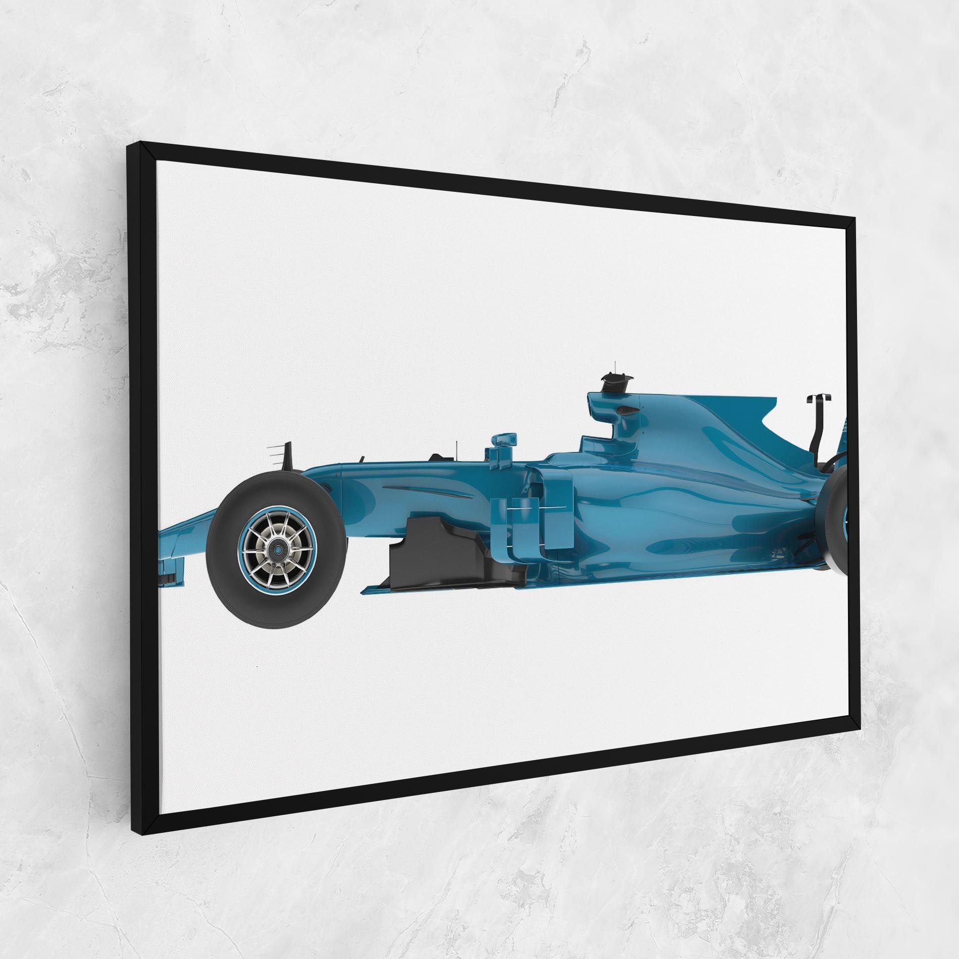 Blue F1 Toy mockup 1