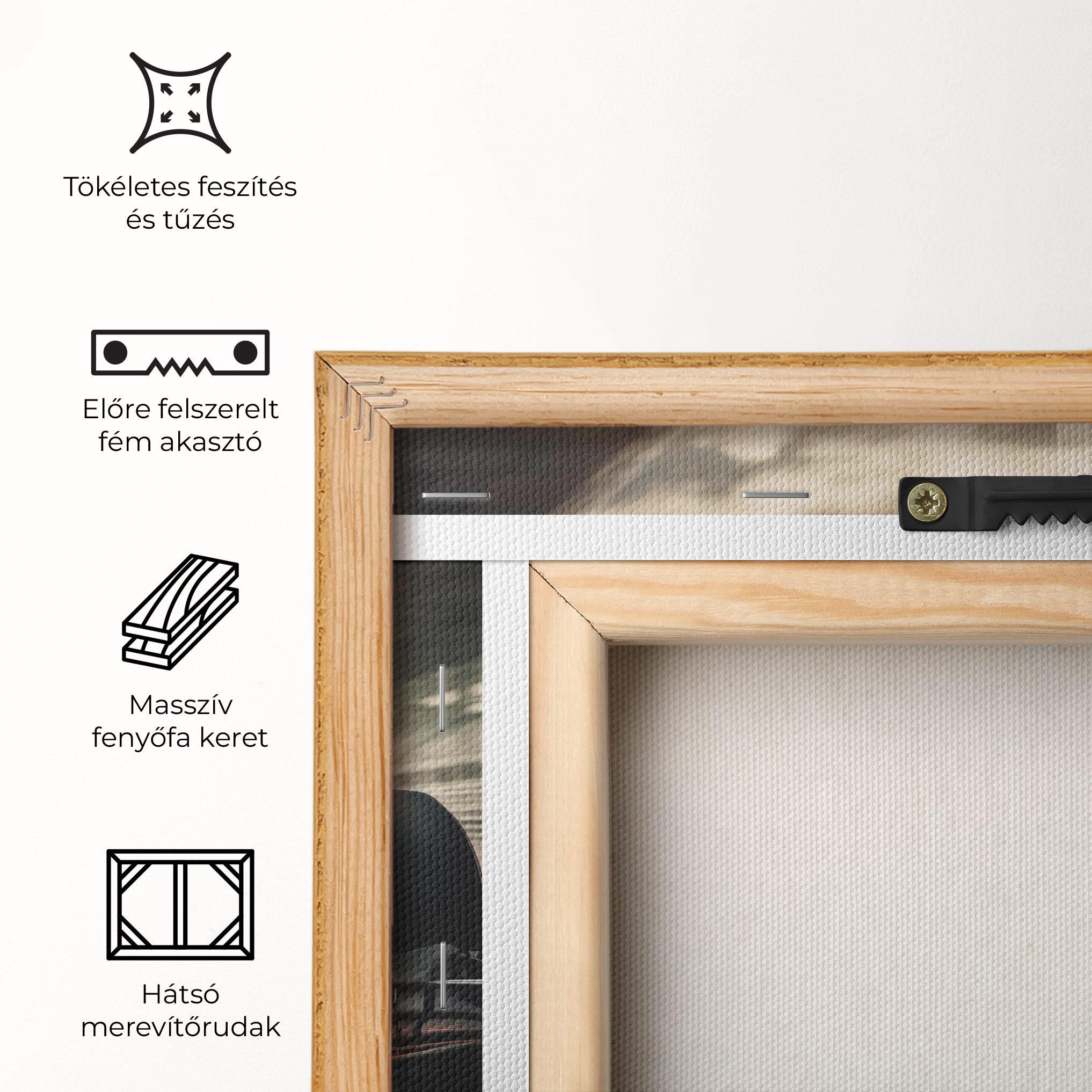 Vászonkép Black Red F1 mockup 5