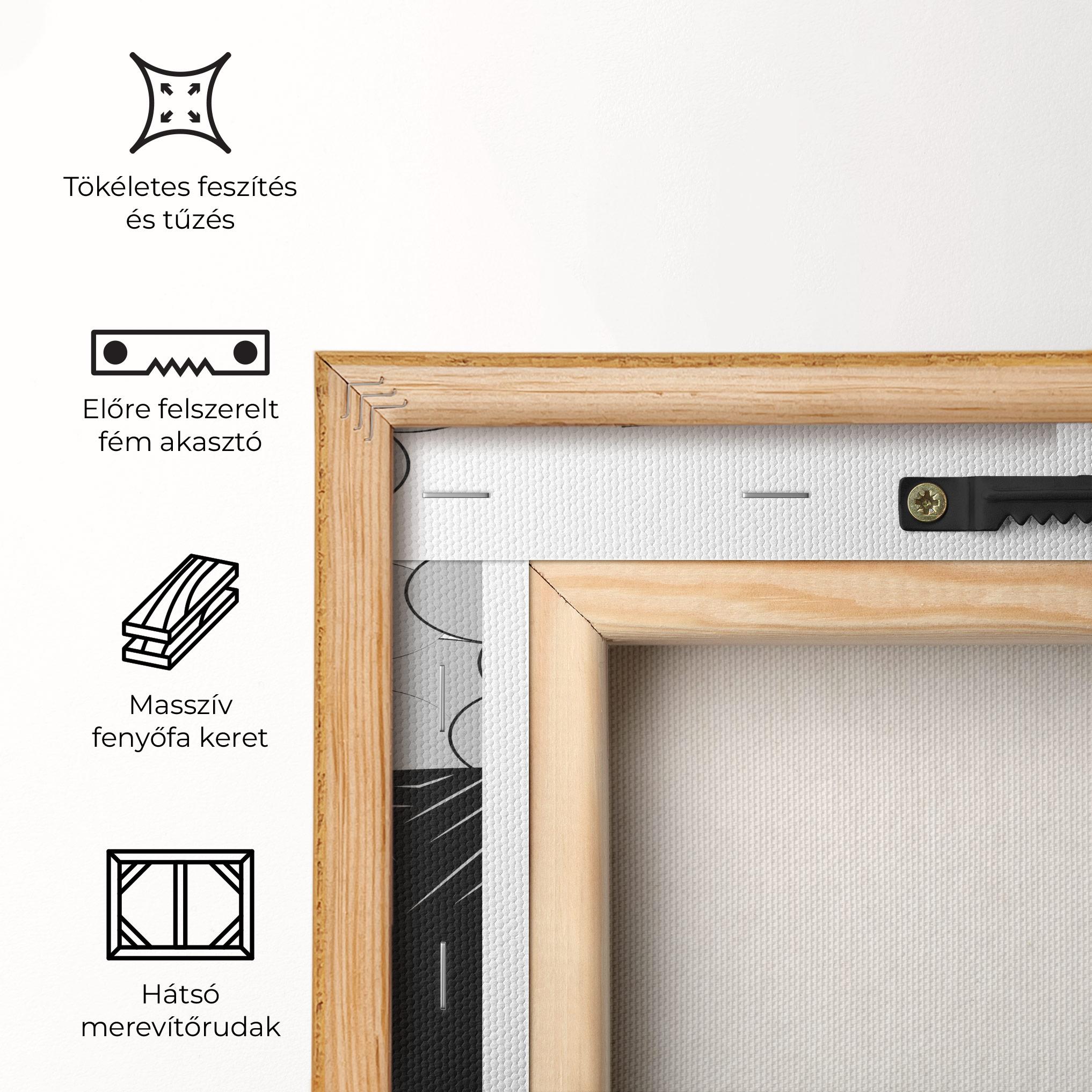 Vászonkép Car F1 Smoke mockup 5