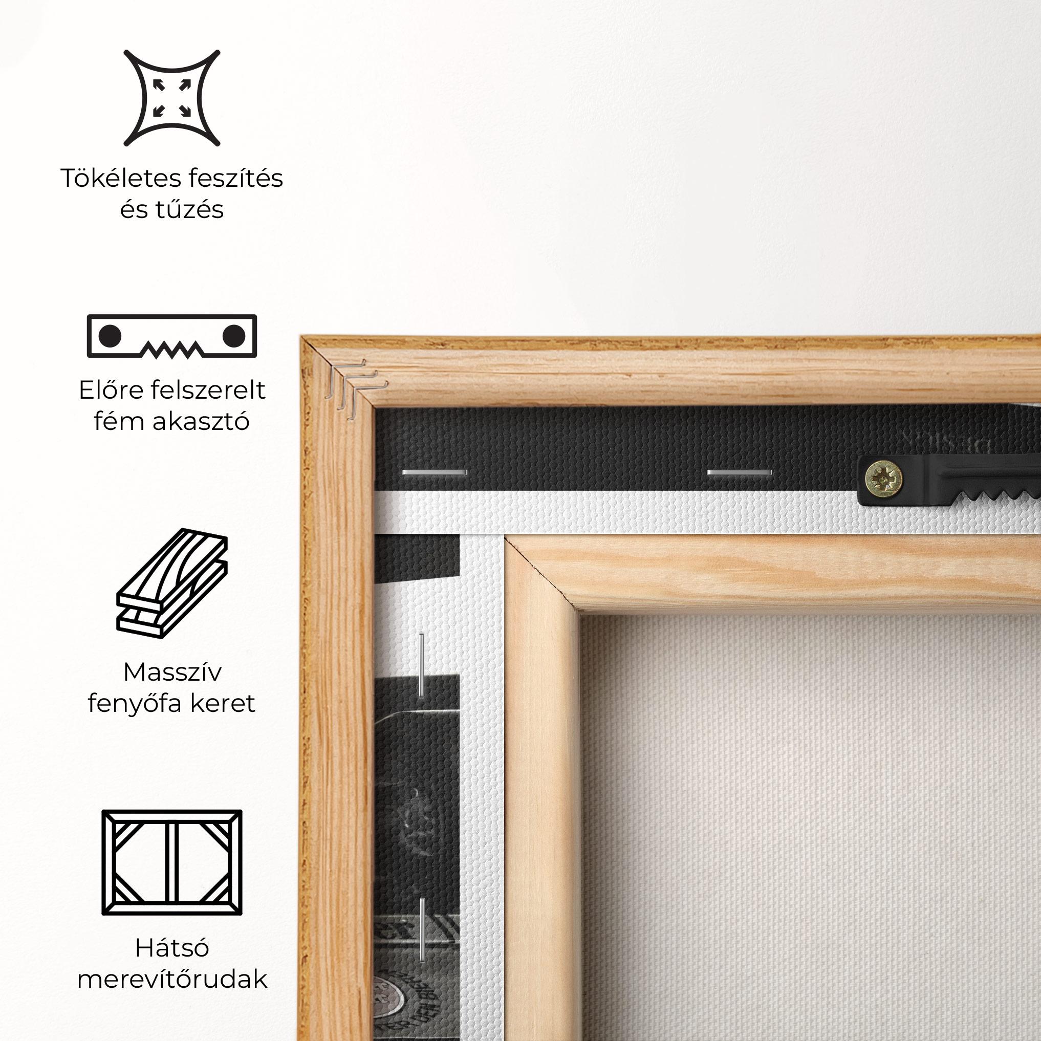 Vászonkép Formula 1 Car Grey mockup 5