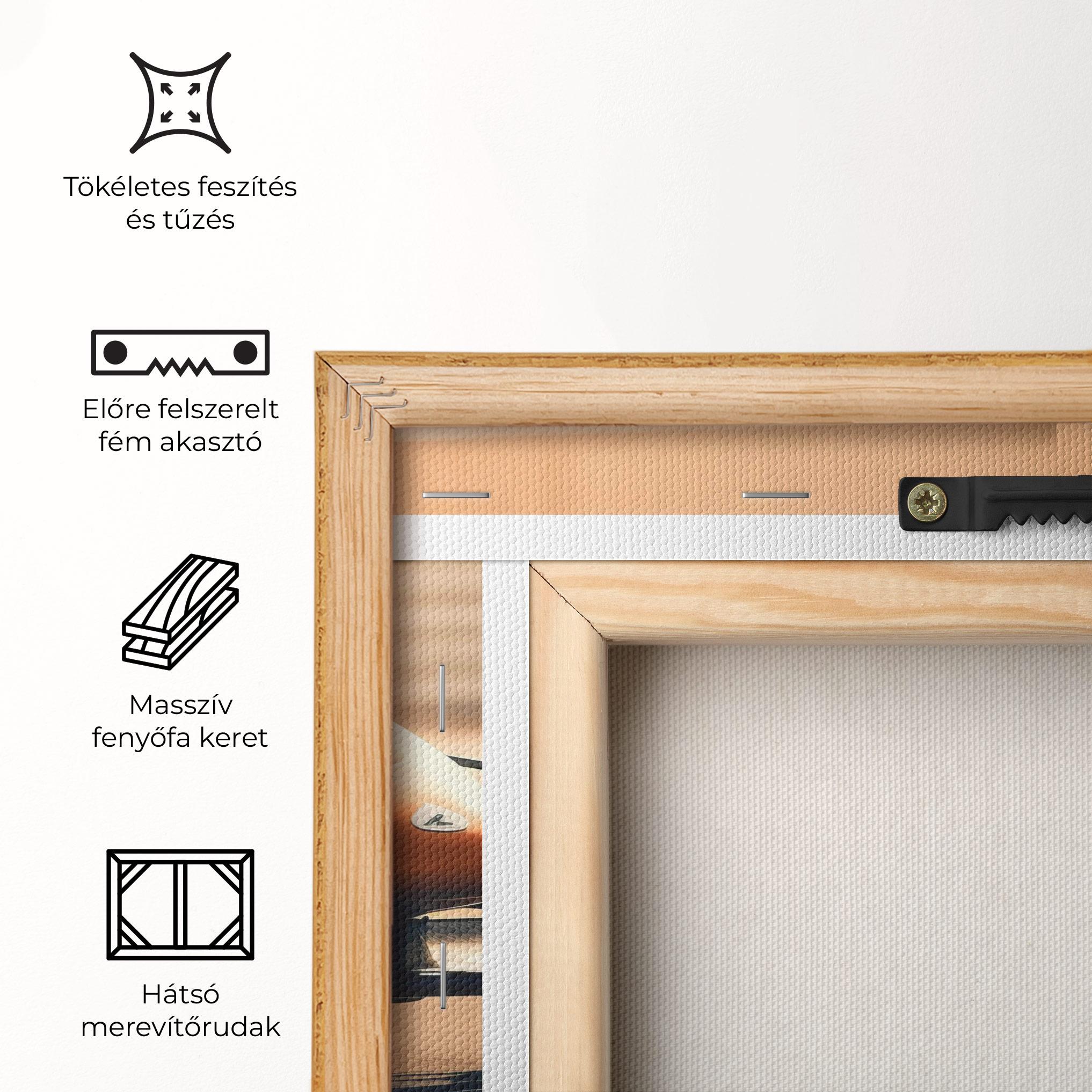 Vászonkép Orange Black F1 mockup 5