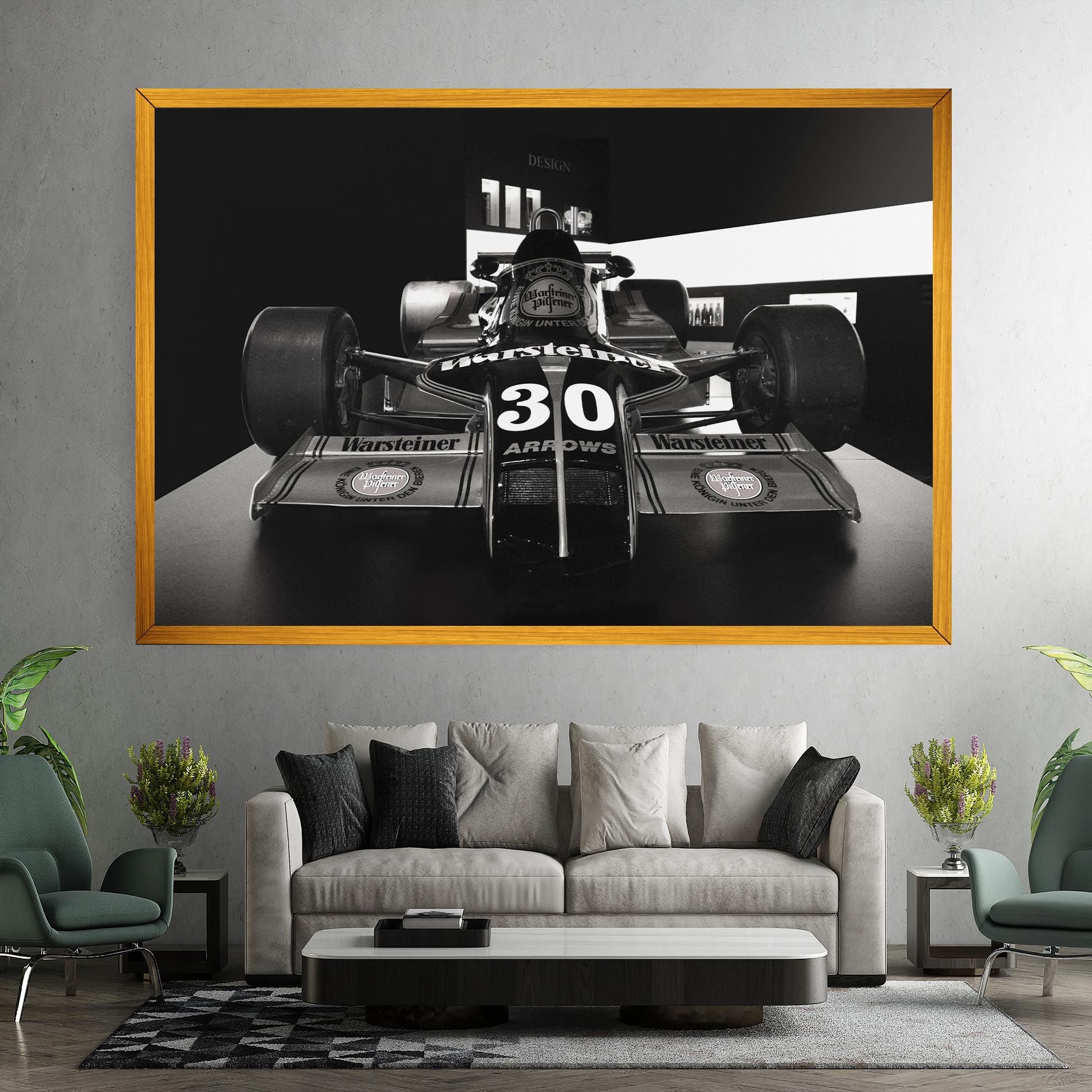 Formula 1 Car Grey mockup 7