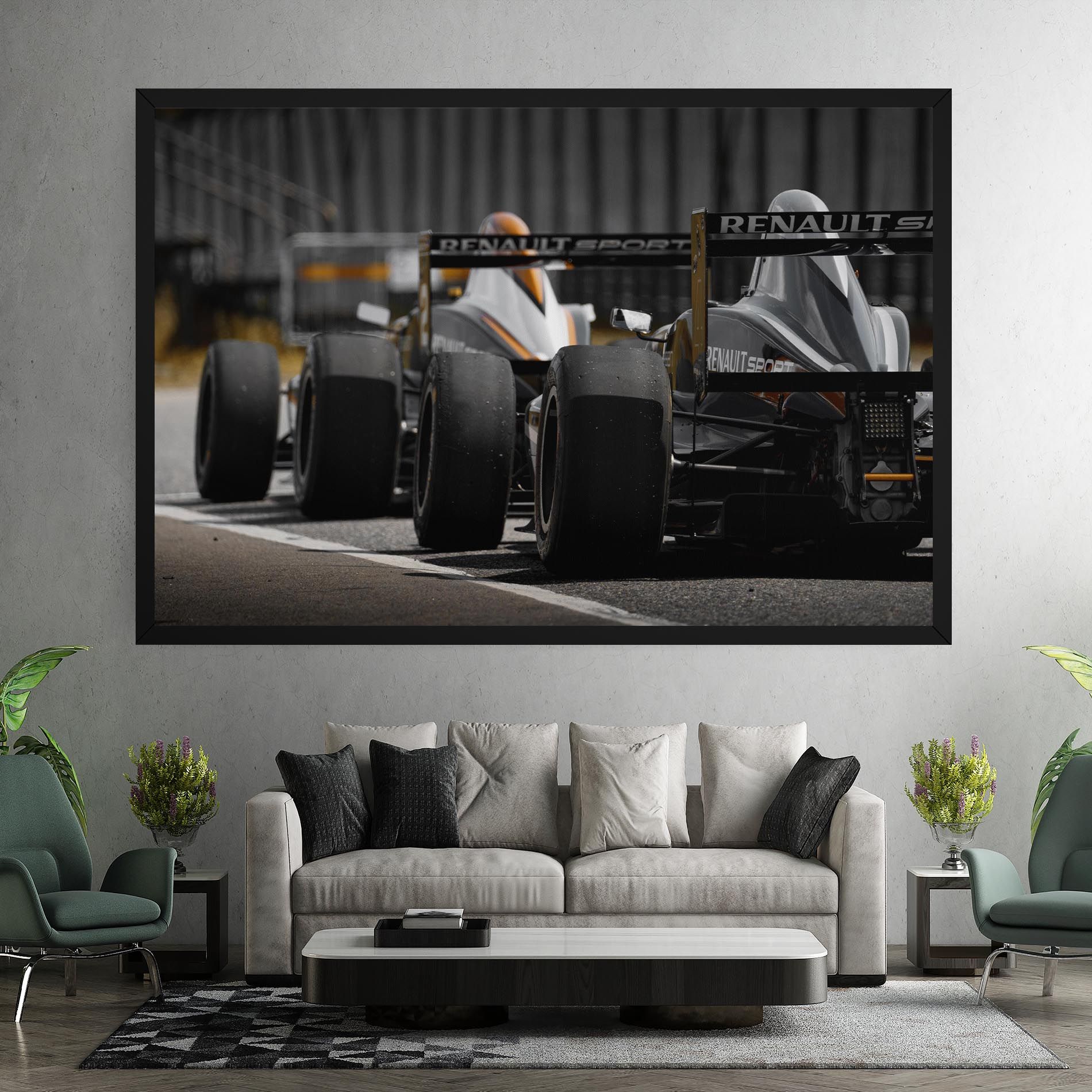 Grey F1 Cars mockup 7