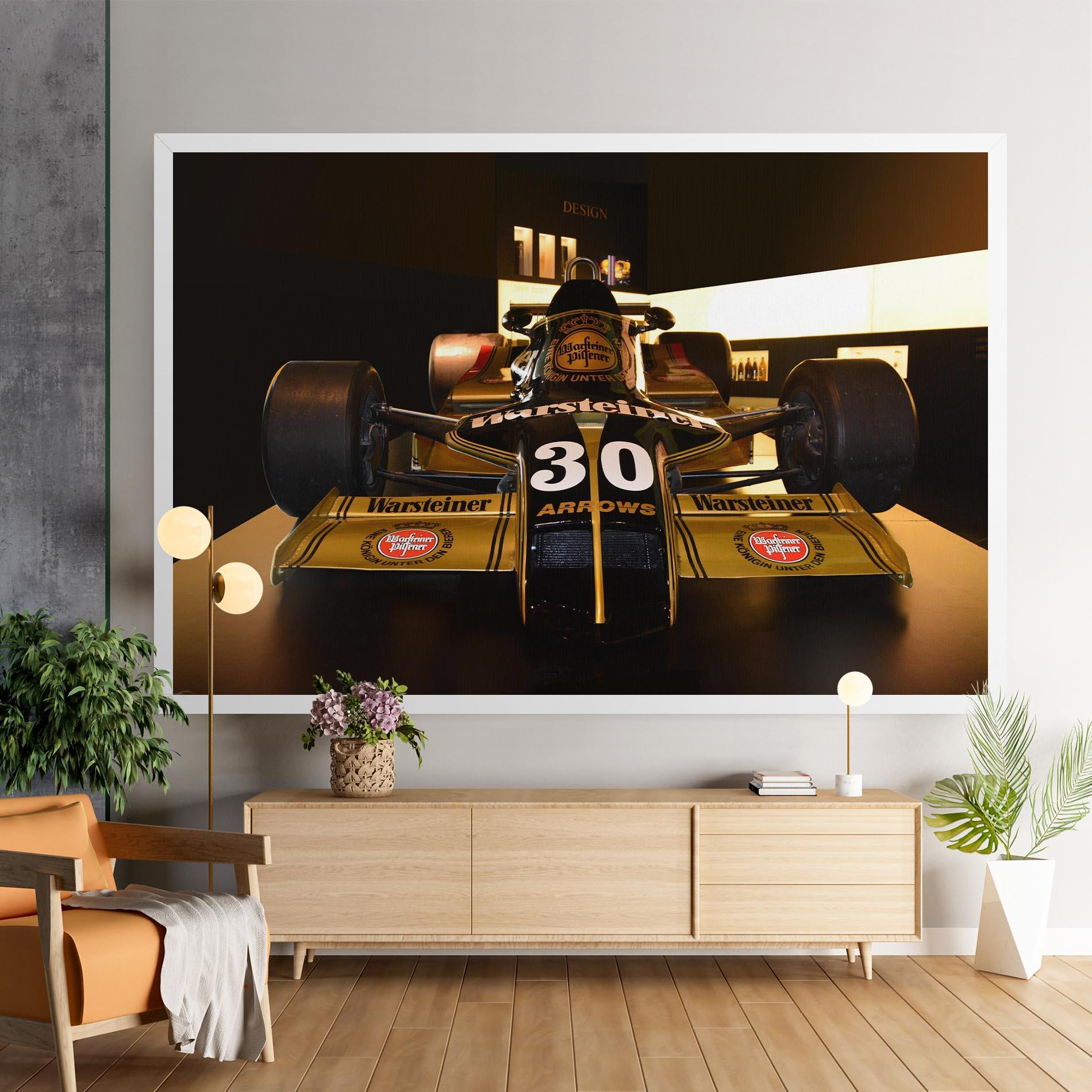 Vászonkép Formula 1 Car Color mockup 9