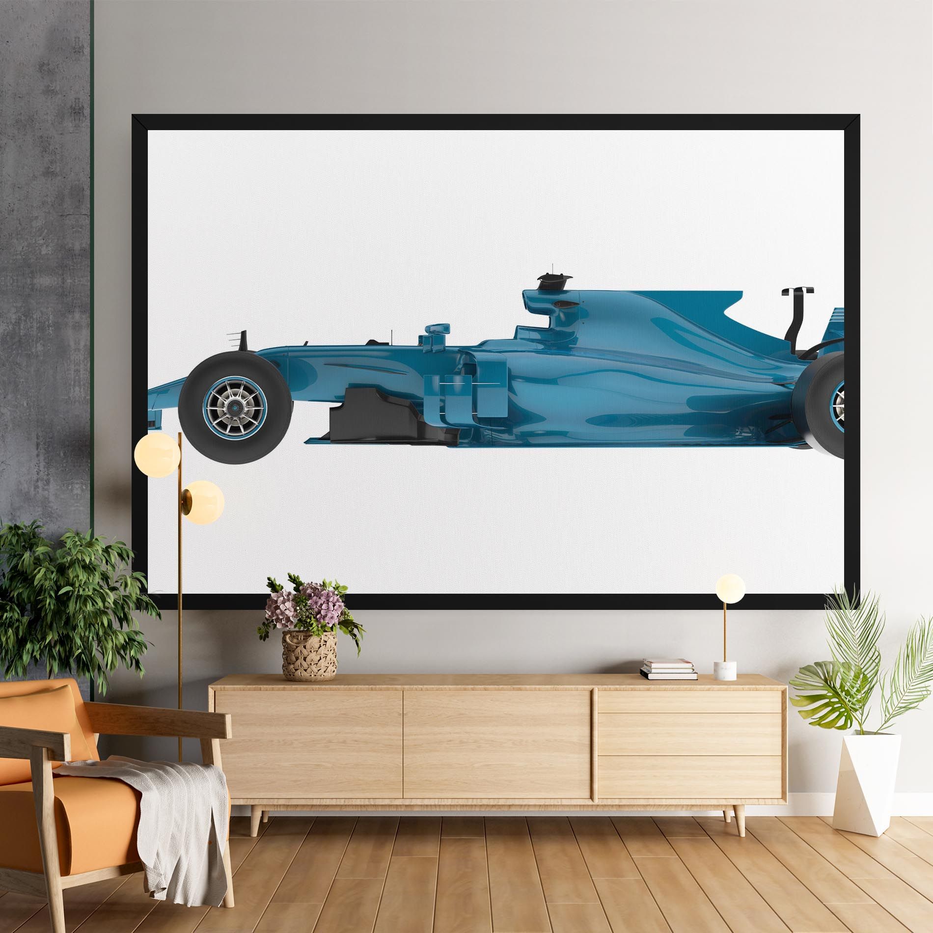 Blue F1 Toy mockup 9