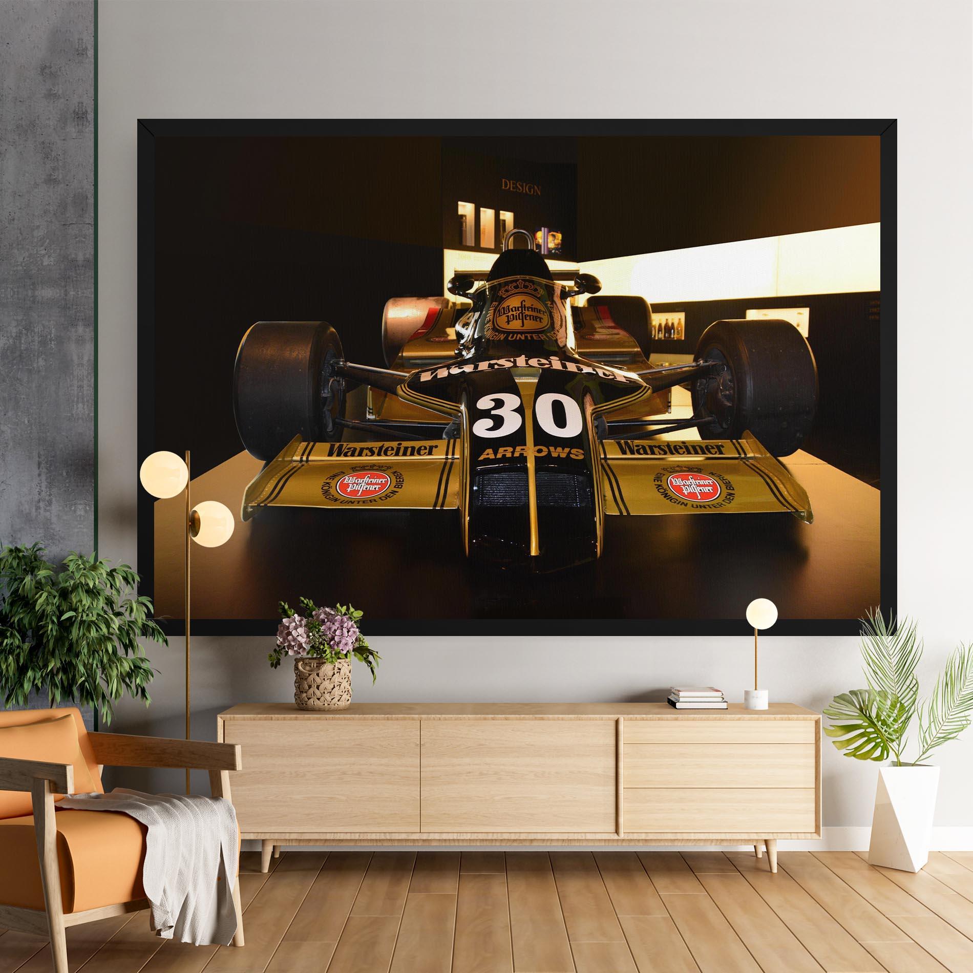 Vászonkép Formula 1 Car Color mockup 9