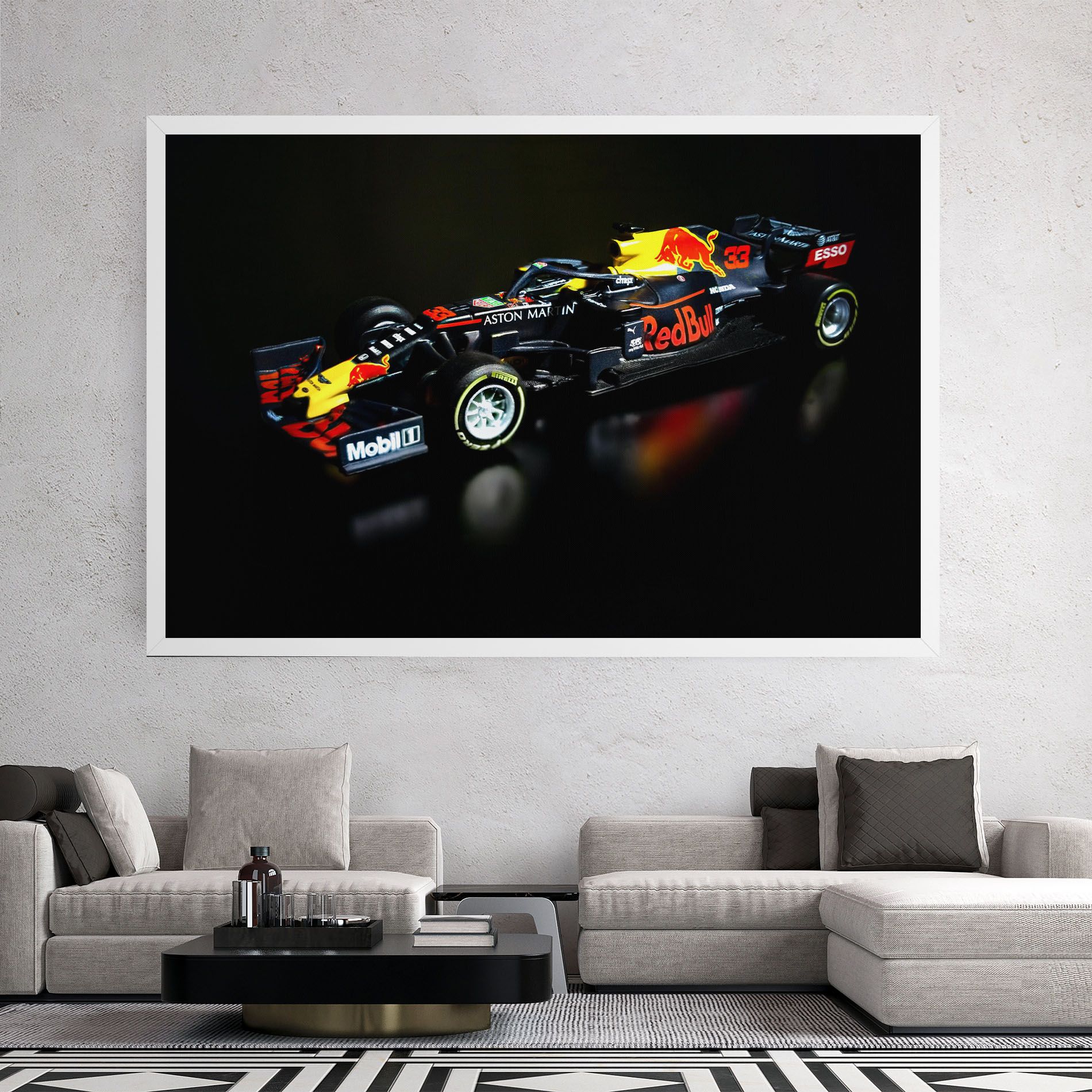 Black Yellow F1 mockup 2