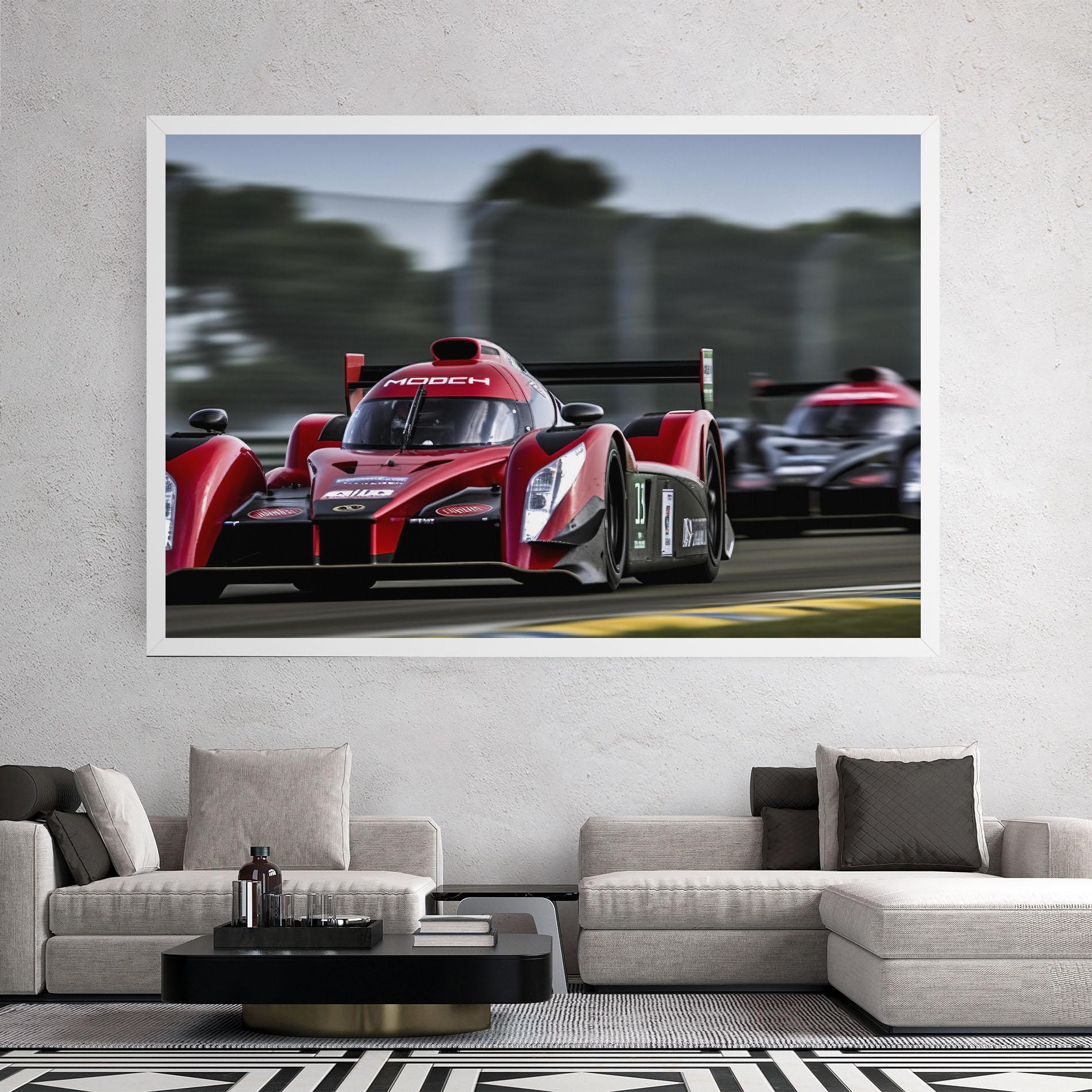 Vászonkép Red Racing Cars mockup 2