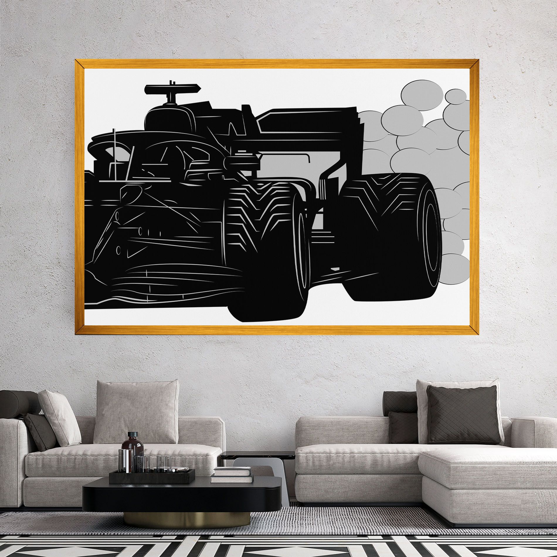 Car F1 Smoke mockup 2