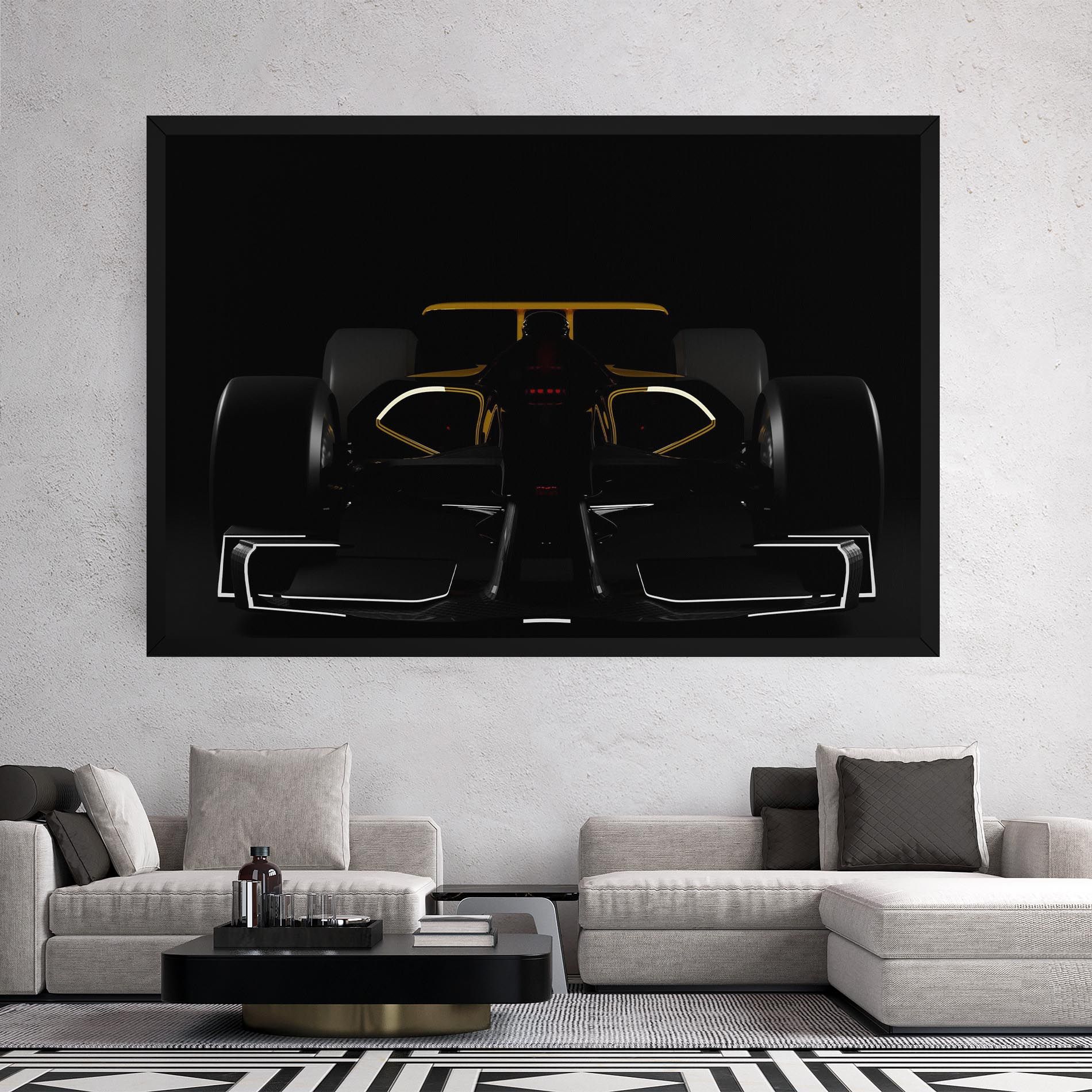 Dark F1 Car mockup 2