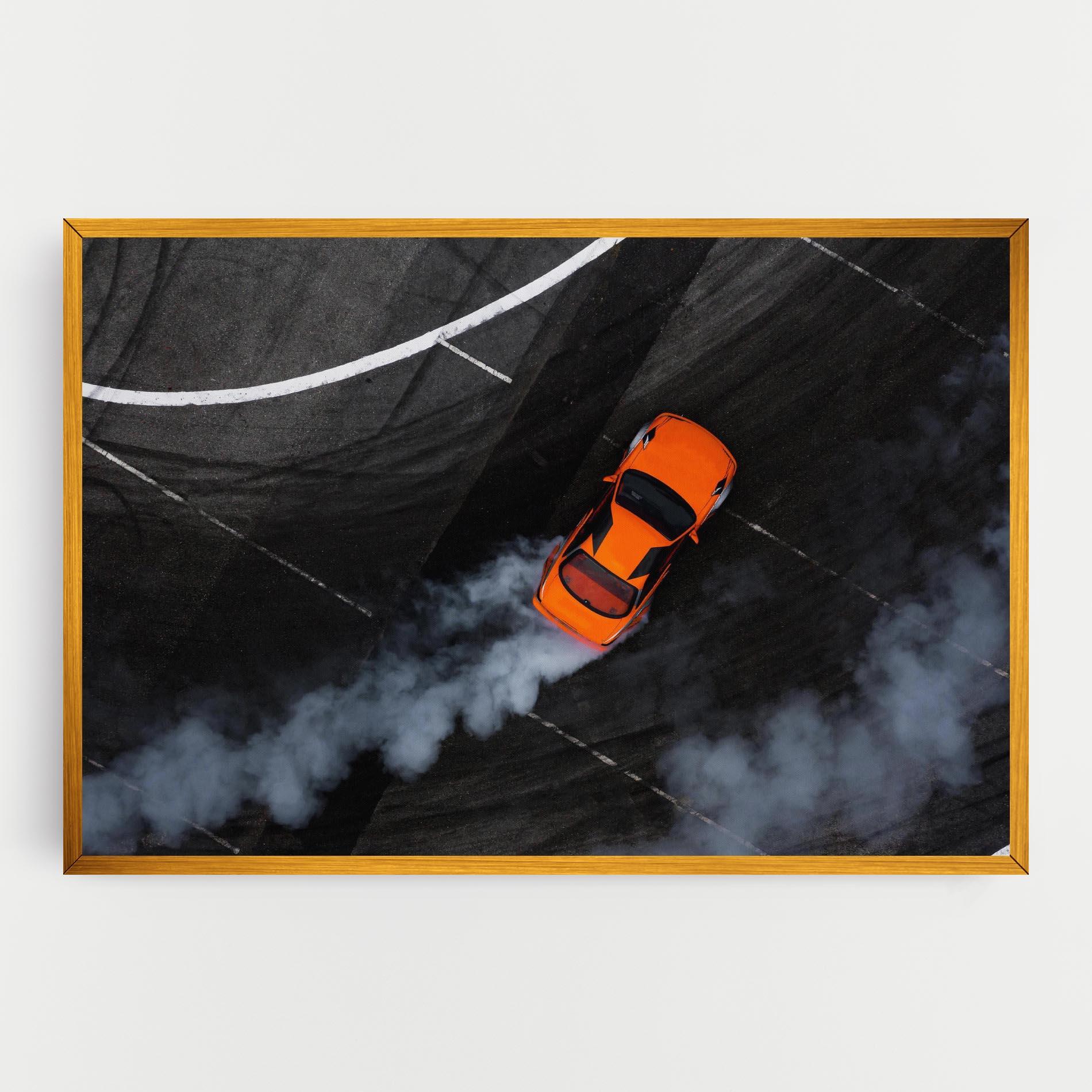 Vászonkép Orange Proche Drifting mockup 0