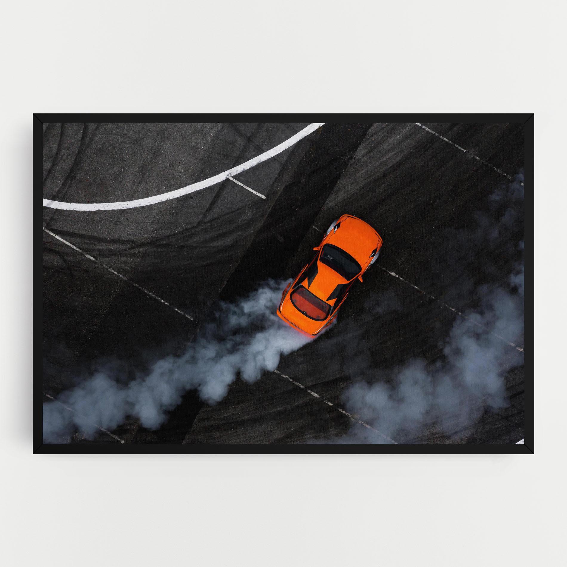 Vászonkép Orange Proche Drifting mockup 0