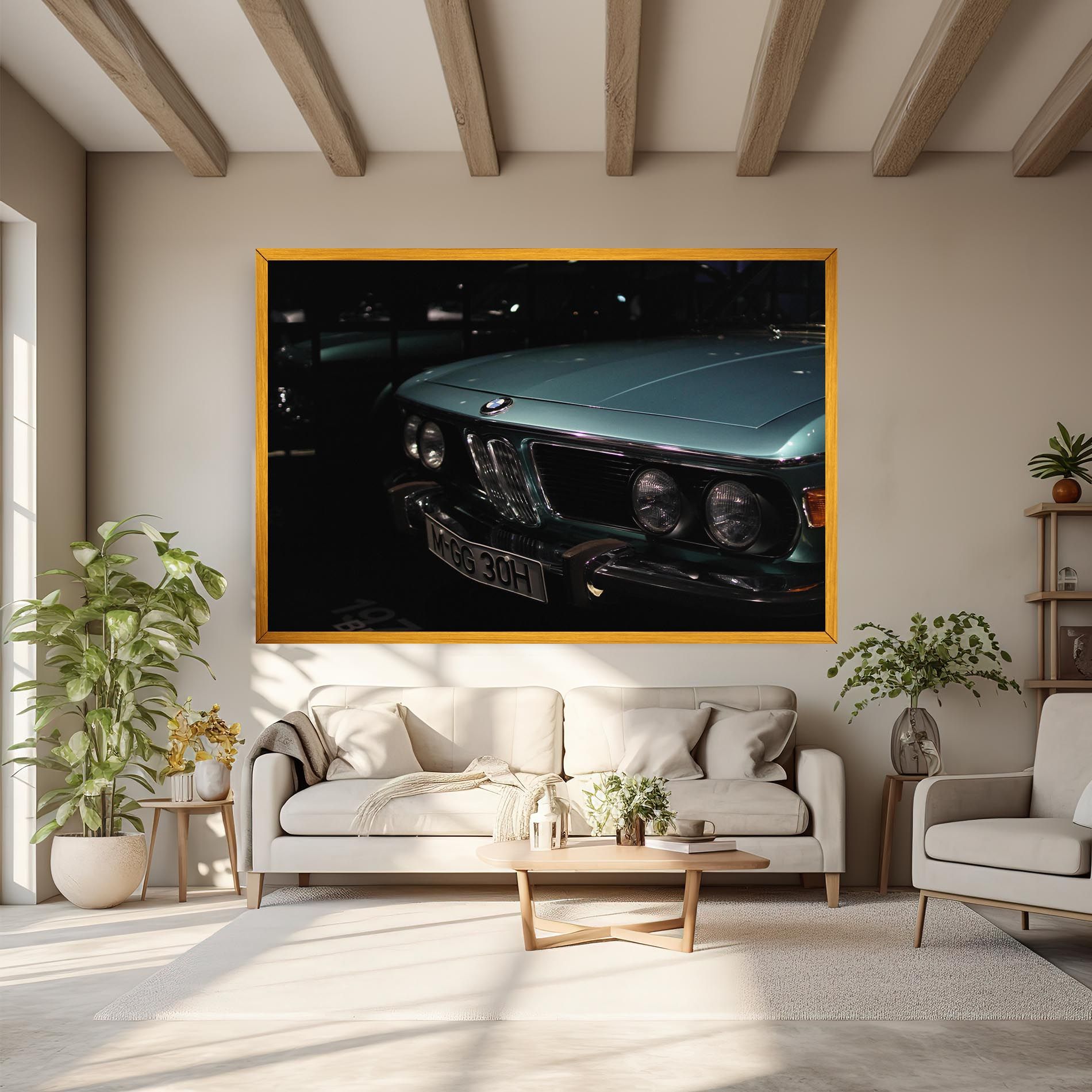 Old Bmw Headlight mockup 6