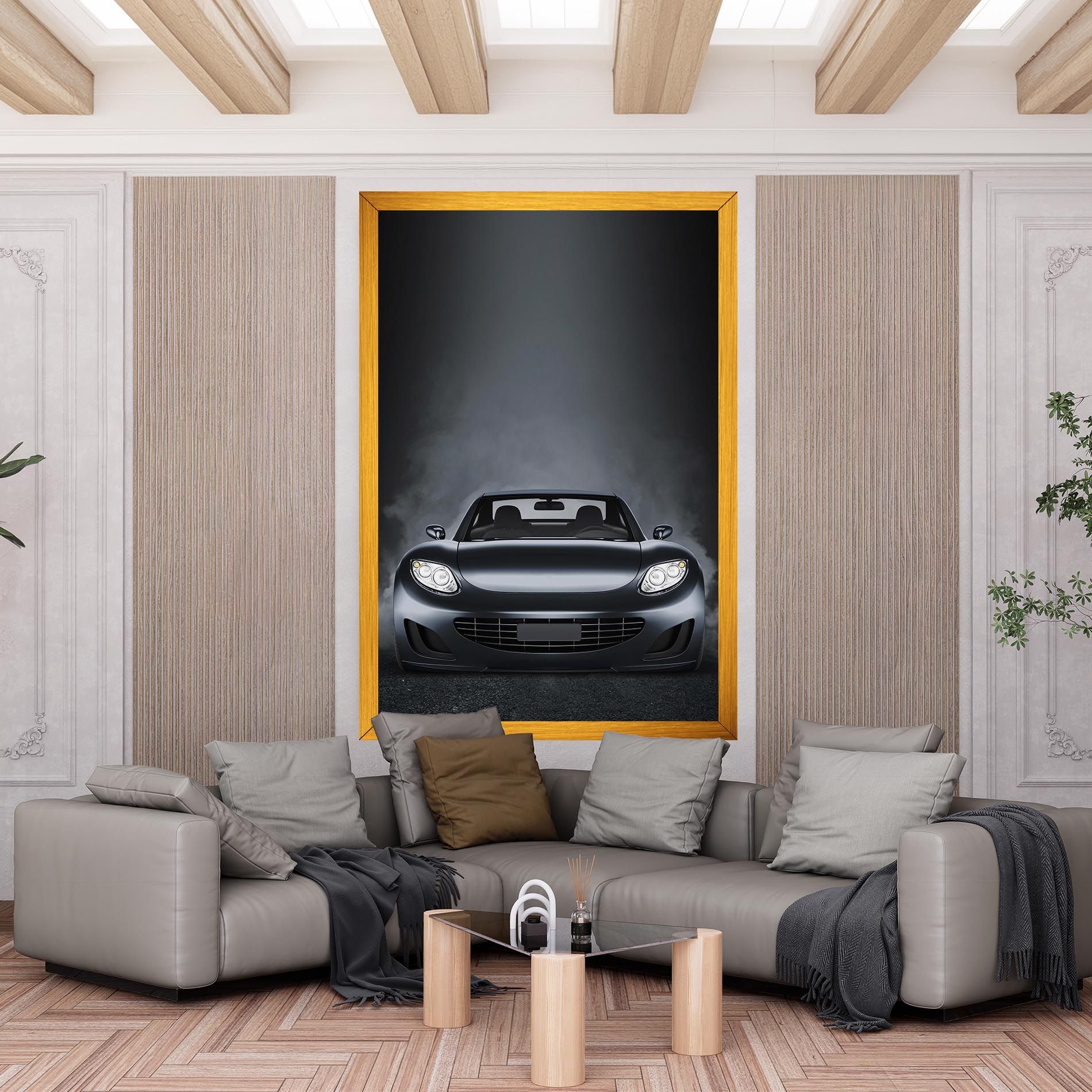 Black Front Car mockup 6