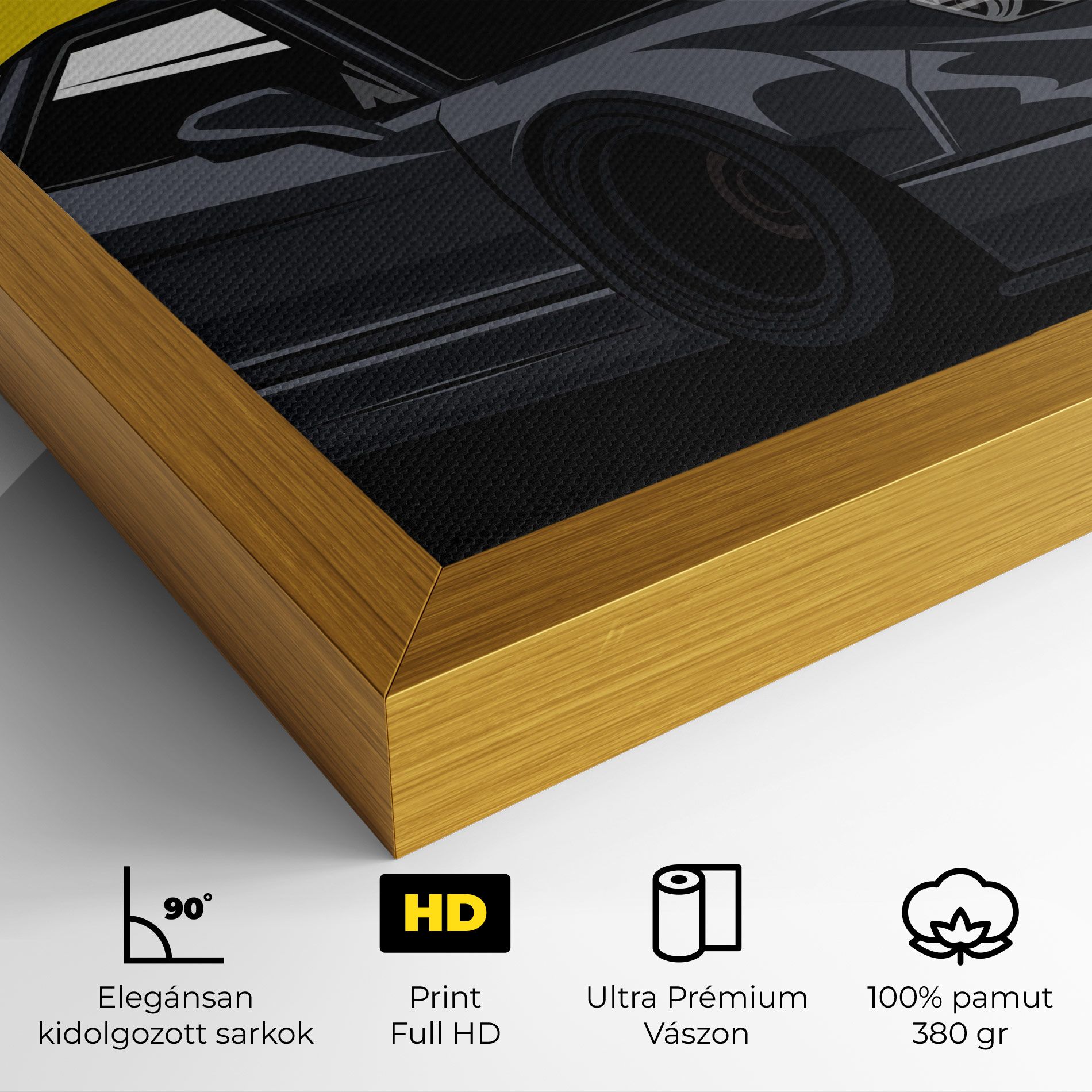 Yellow Sun Car mockup 4