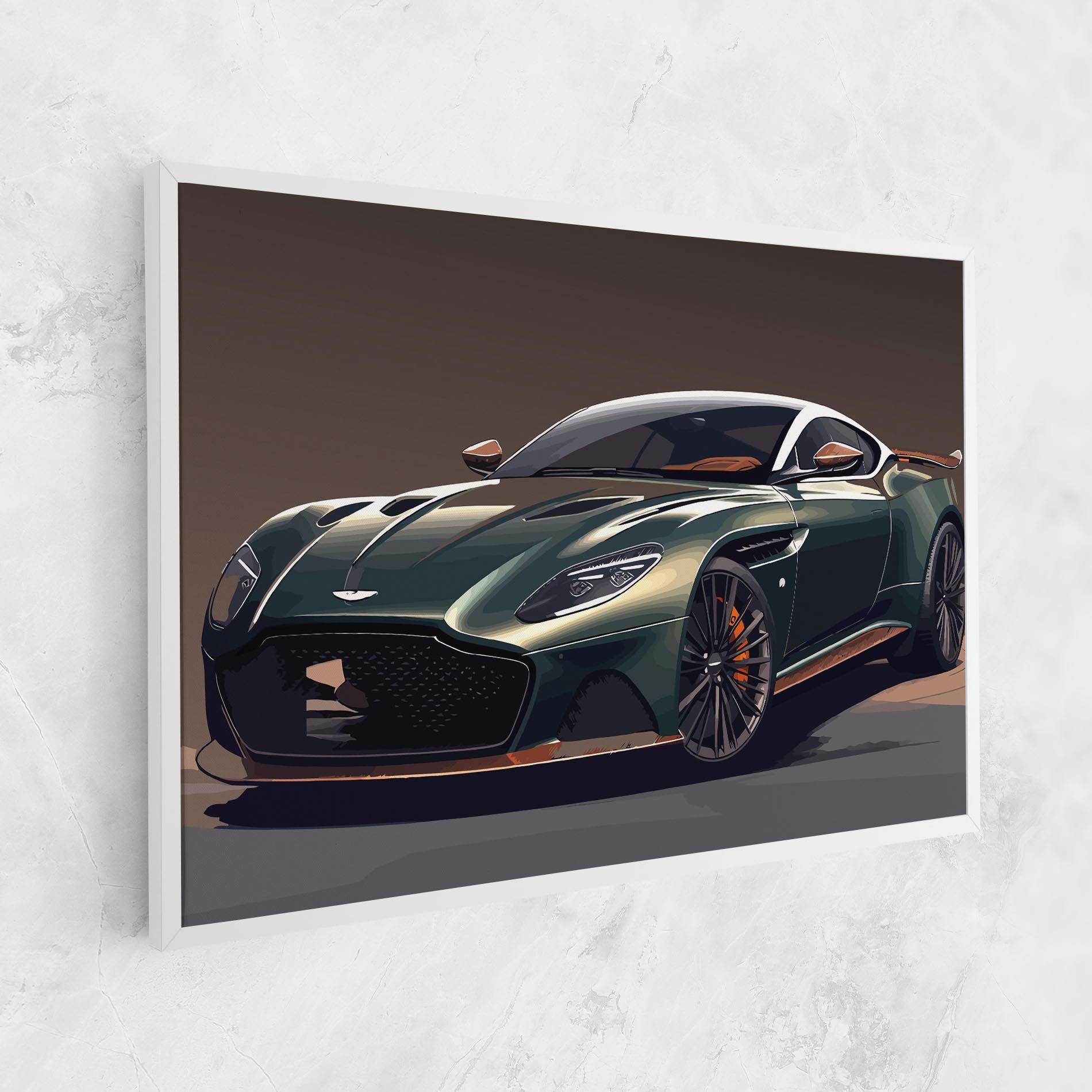 Dark Green Car mockup 1