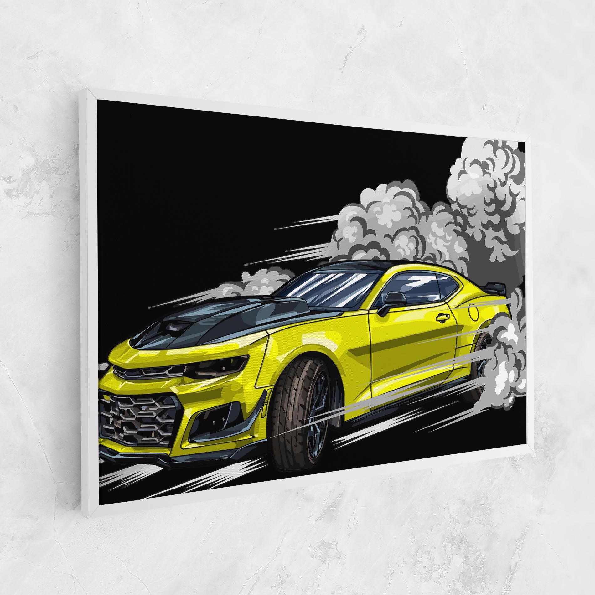 Racing Car Smoke mockup 1