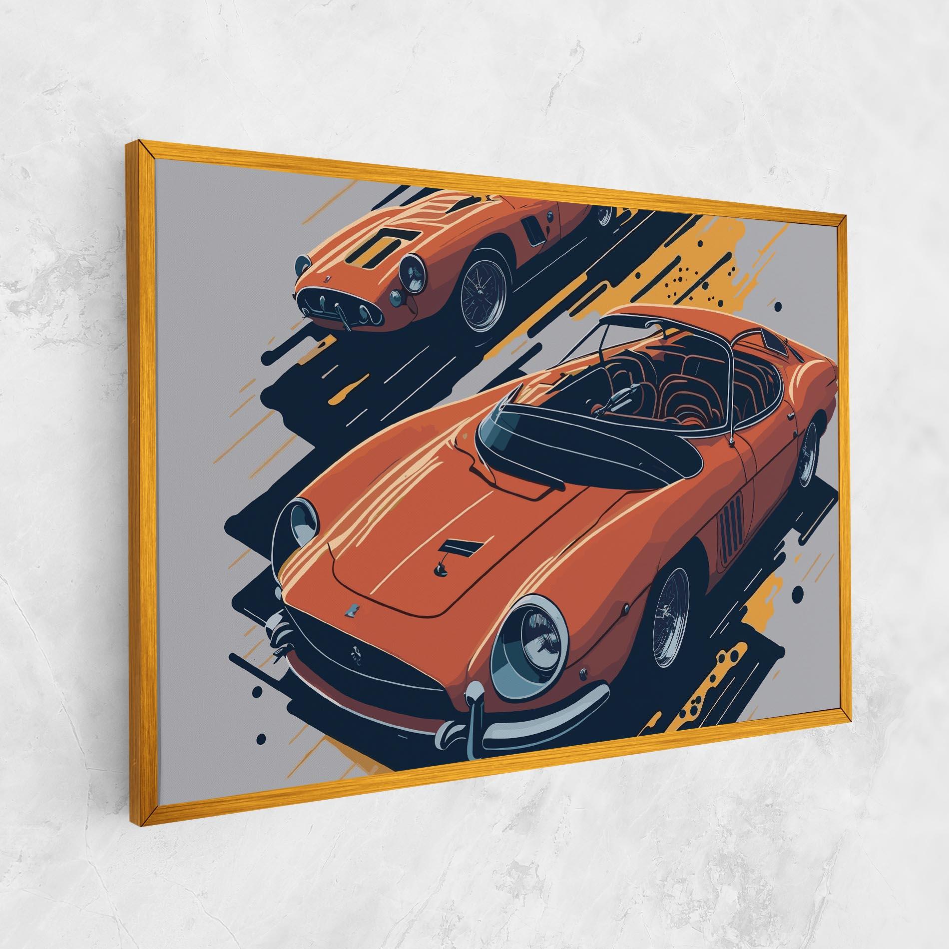 Vászonkép Ferrari 250 Gto mockup 1