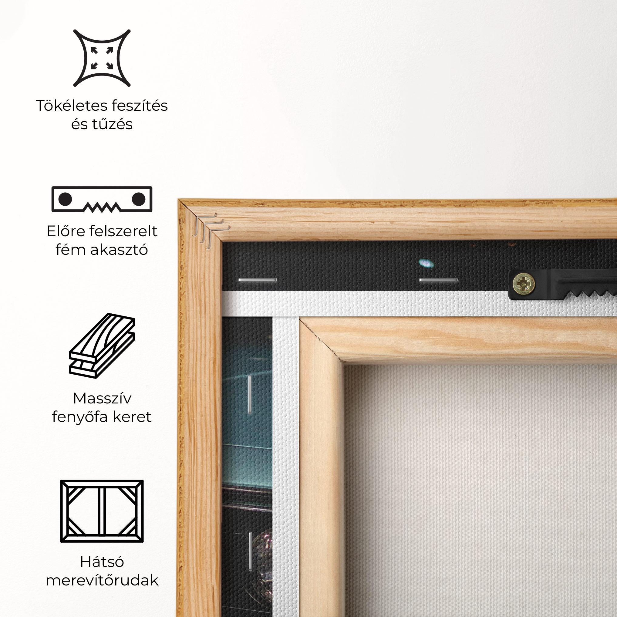 Vászonkép Old Bmw Headlight mockup 5