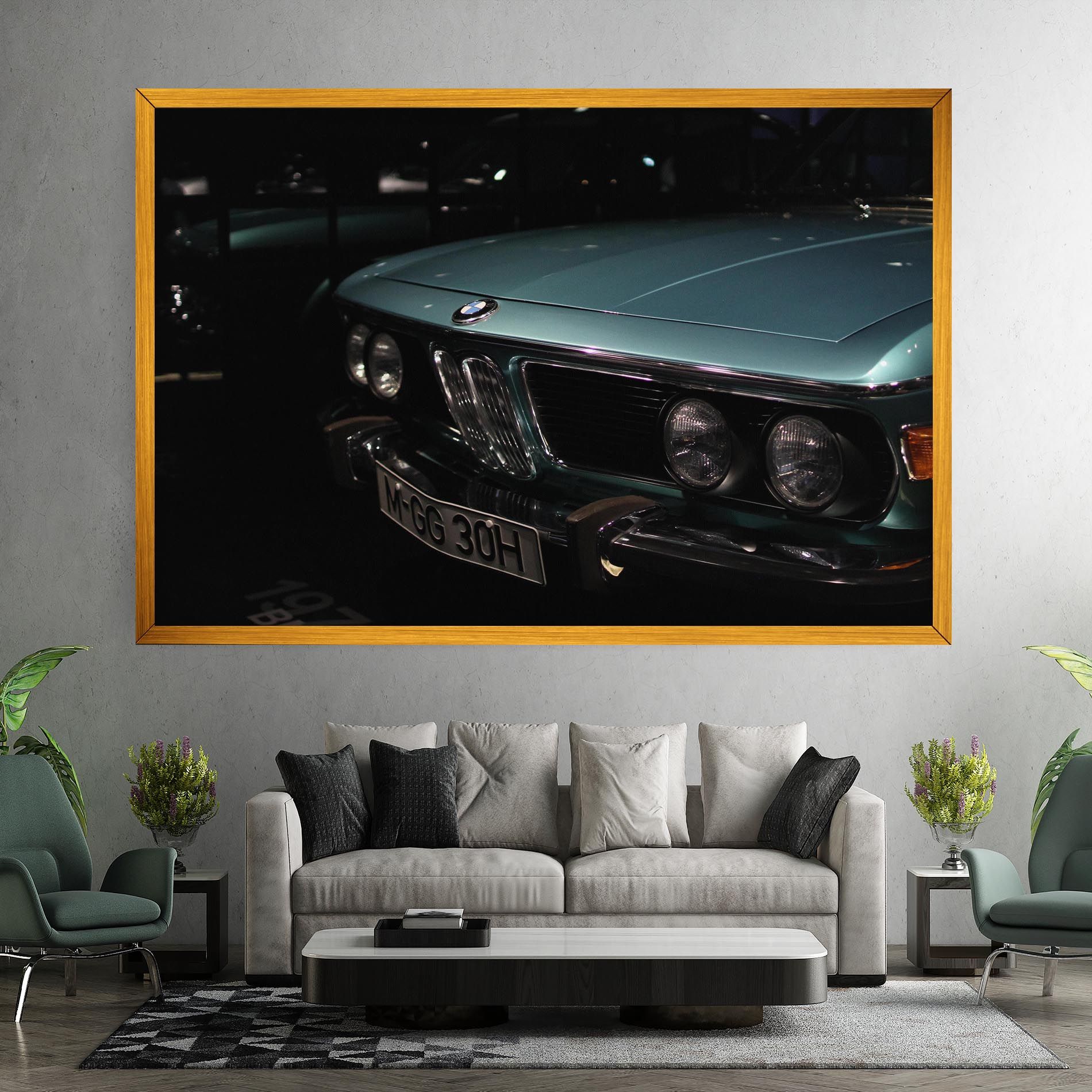 Old Bmw Headlight mockup 7