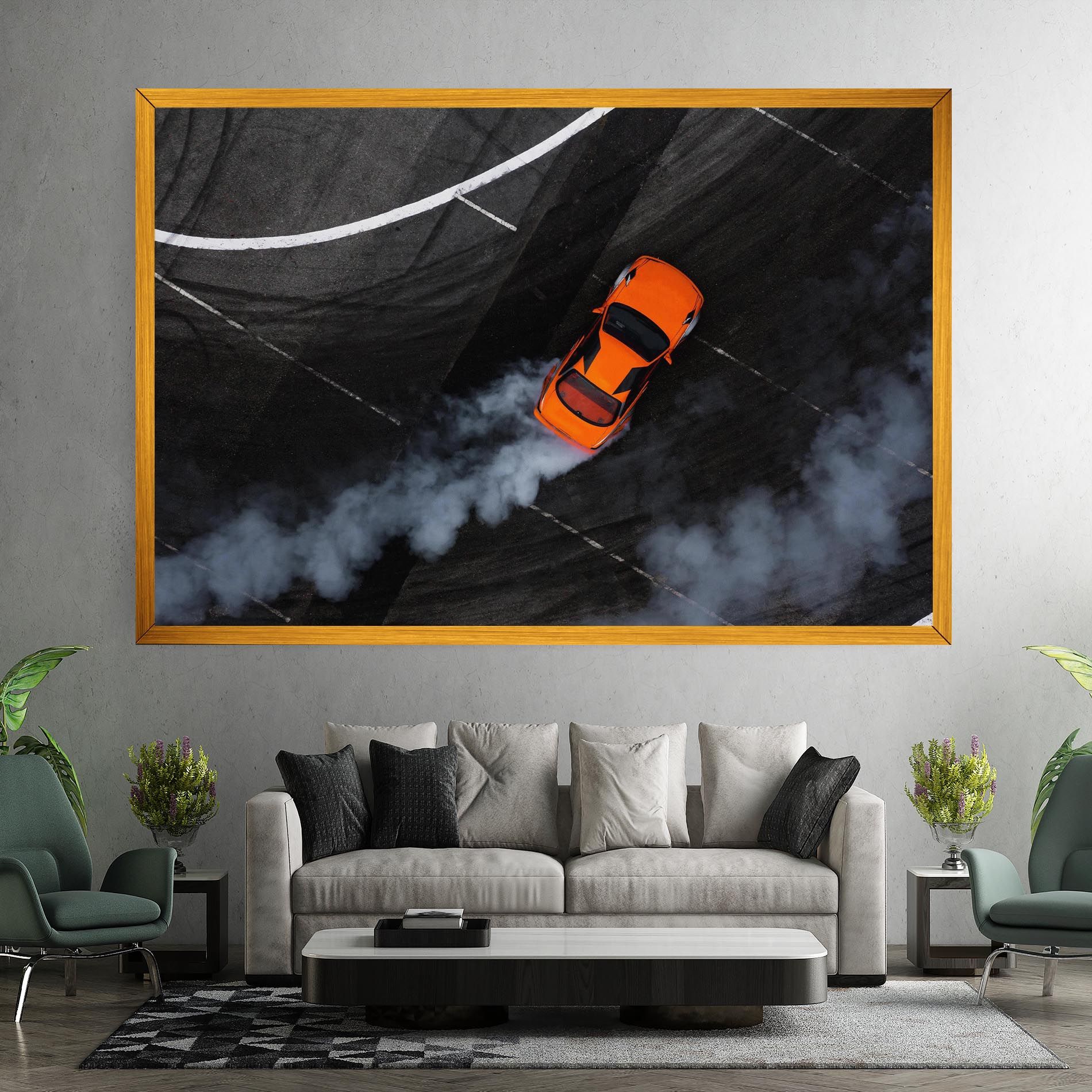 Orange Proche Drifting mockup 7