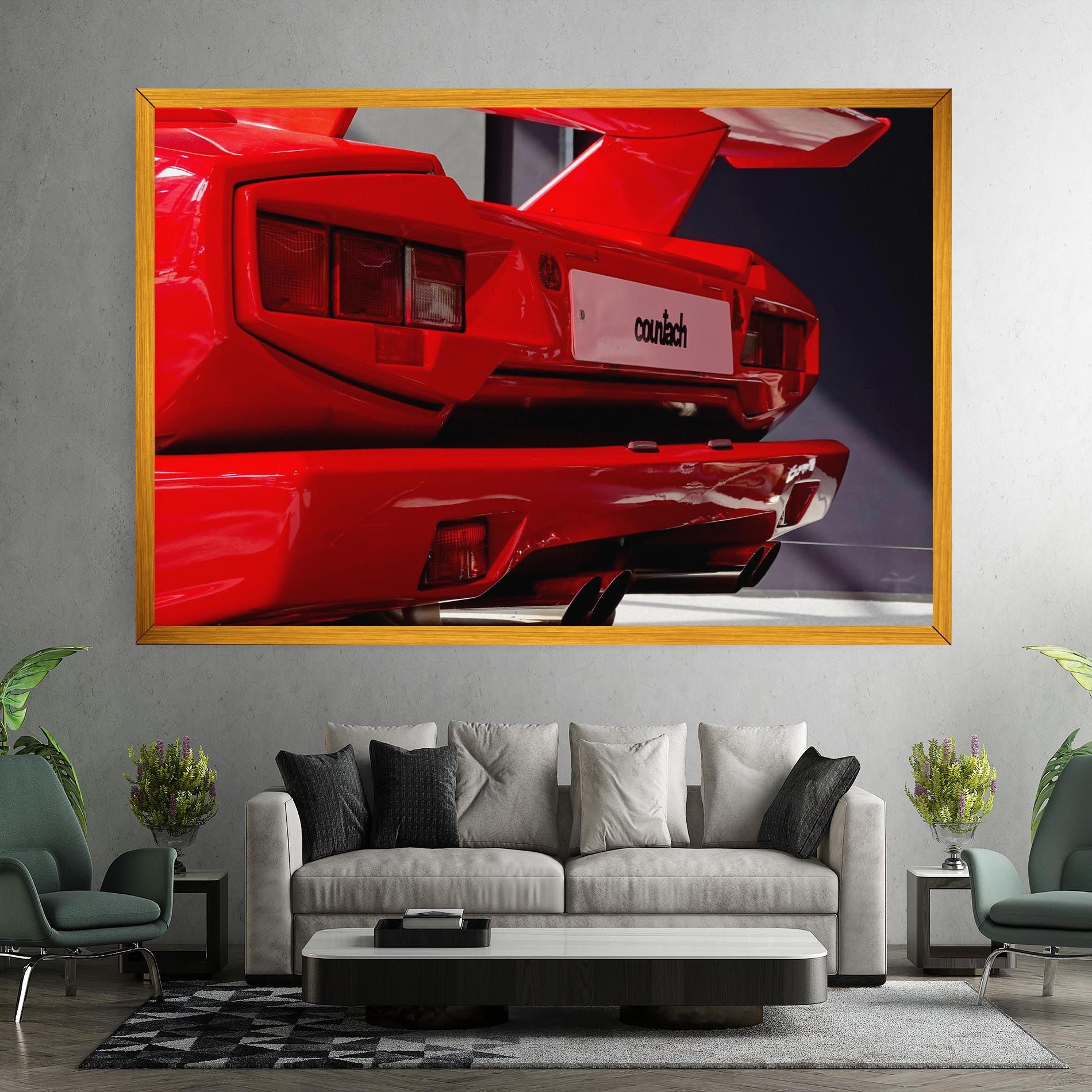 Red Rear Countach mockup 7
