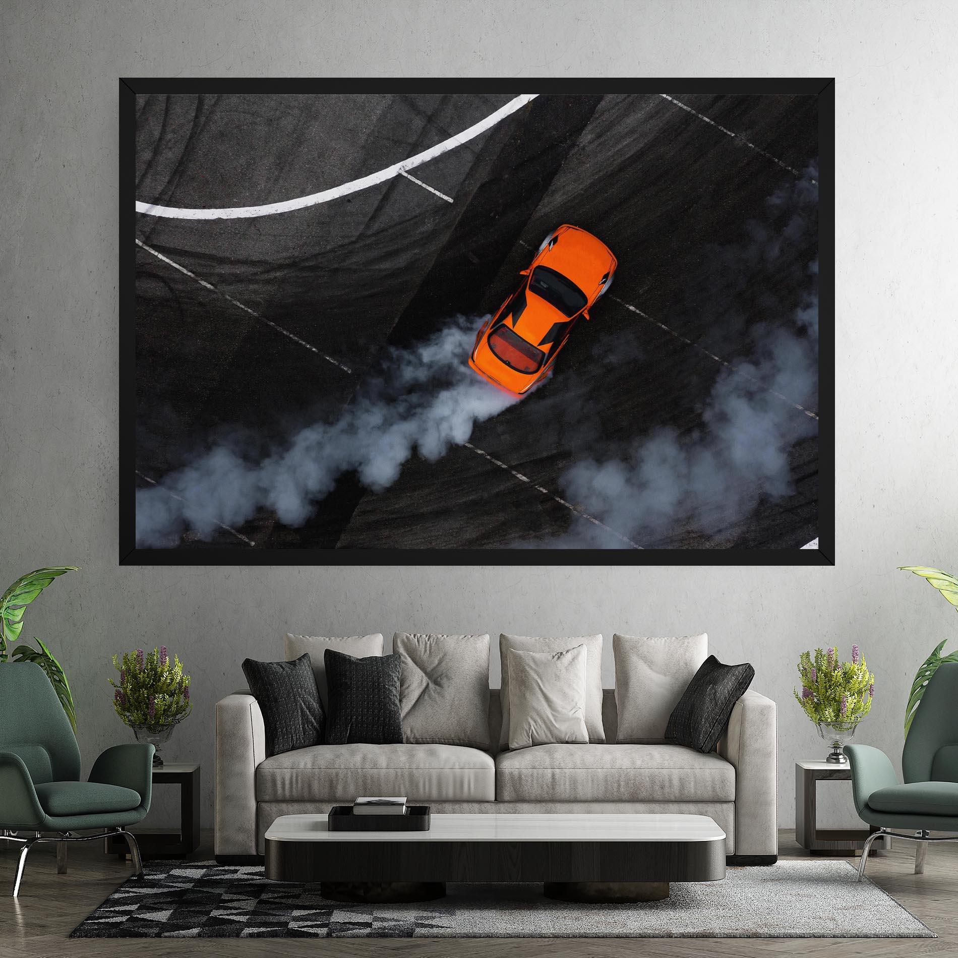 Vászonkép Orange Proche Drifting mockup 7