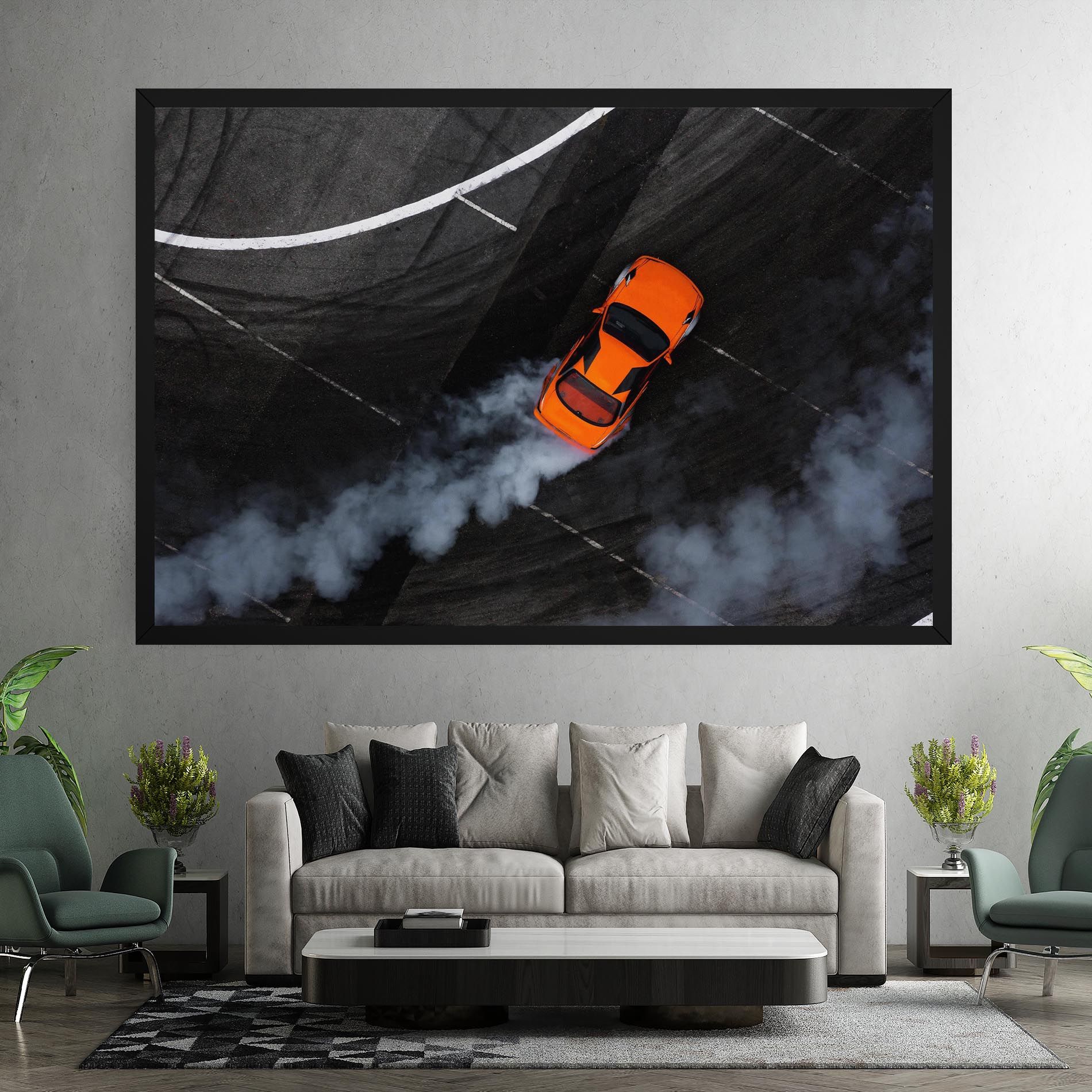 Orange Proche Drifting mockup 7