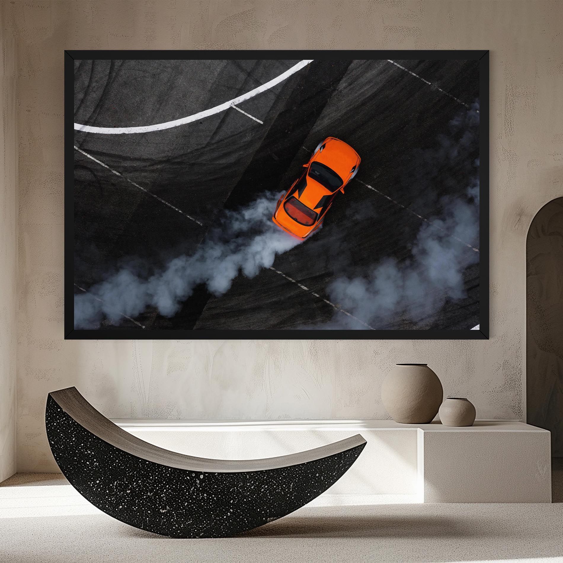 Orange Proche Drifting mockup 8
