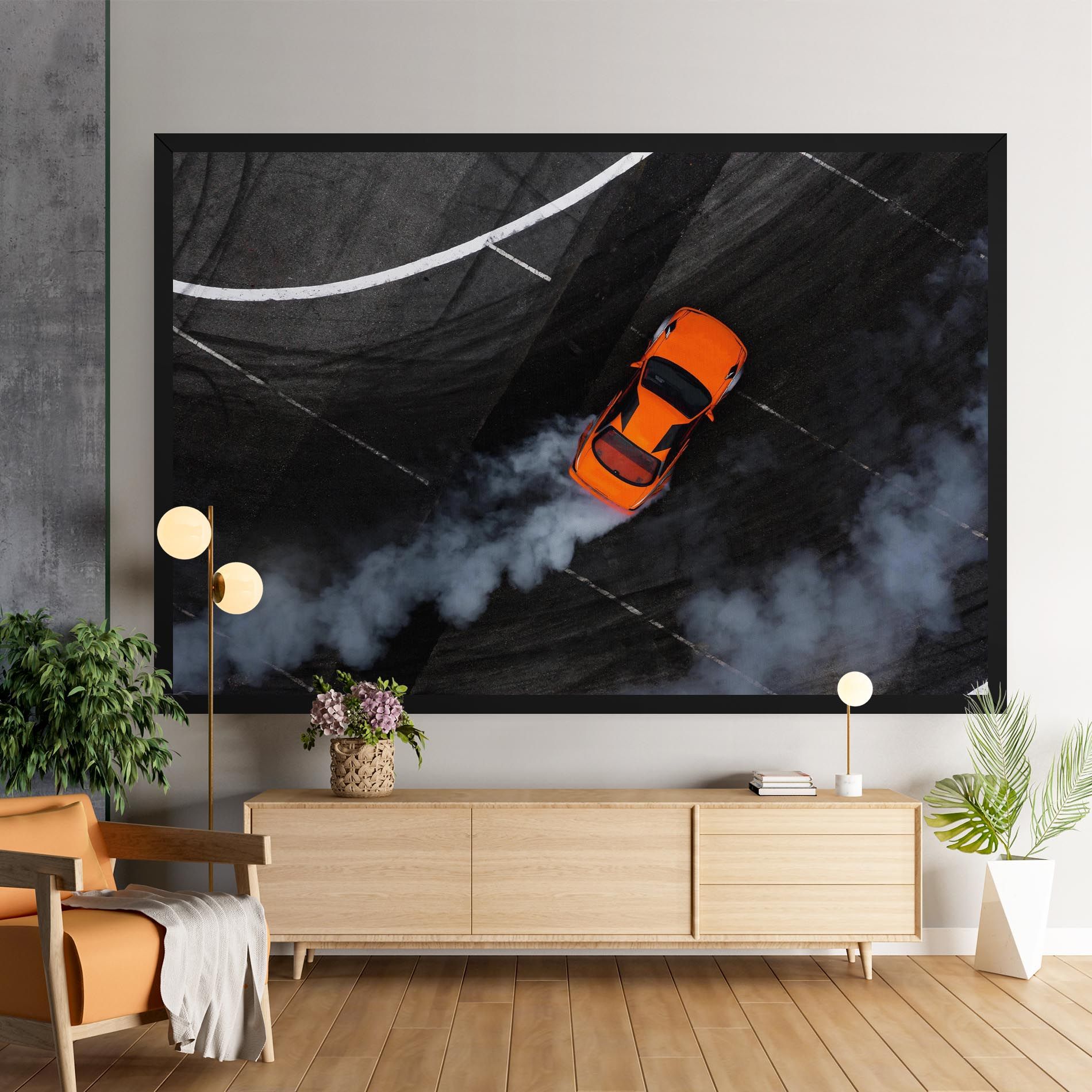 Orange Proche Drifting mockup 9