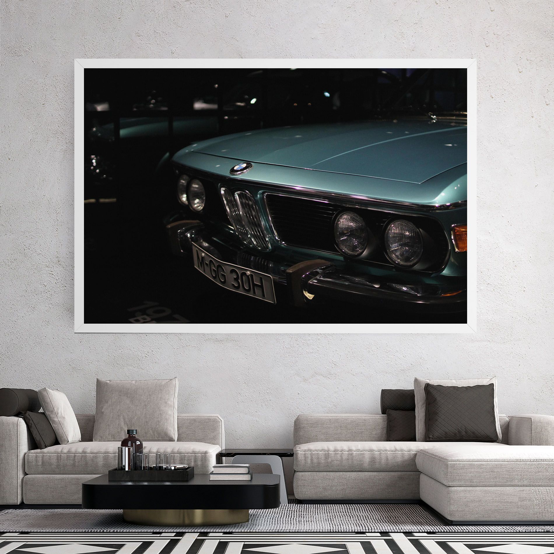 Old Bmw Headlight mockup 2