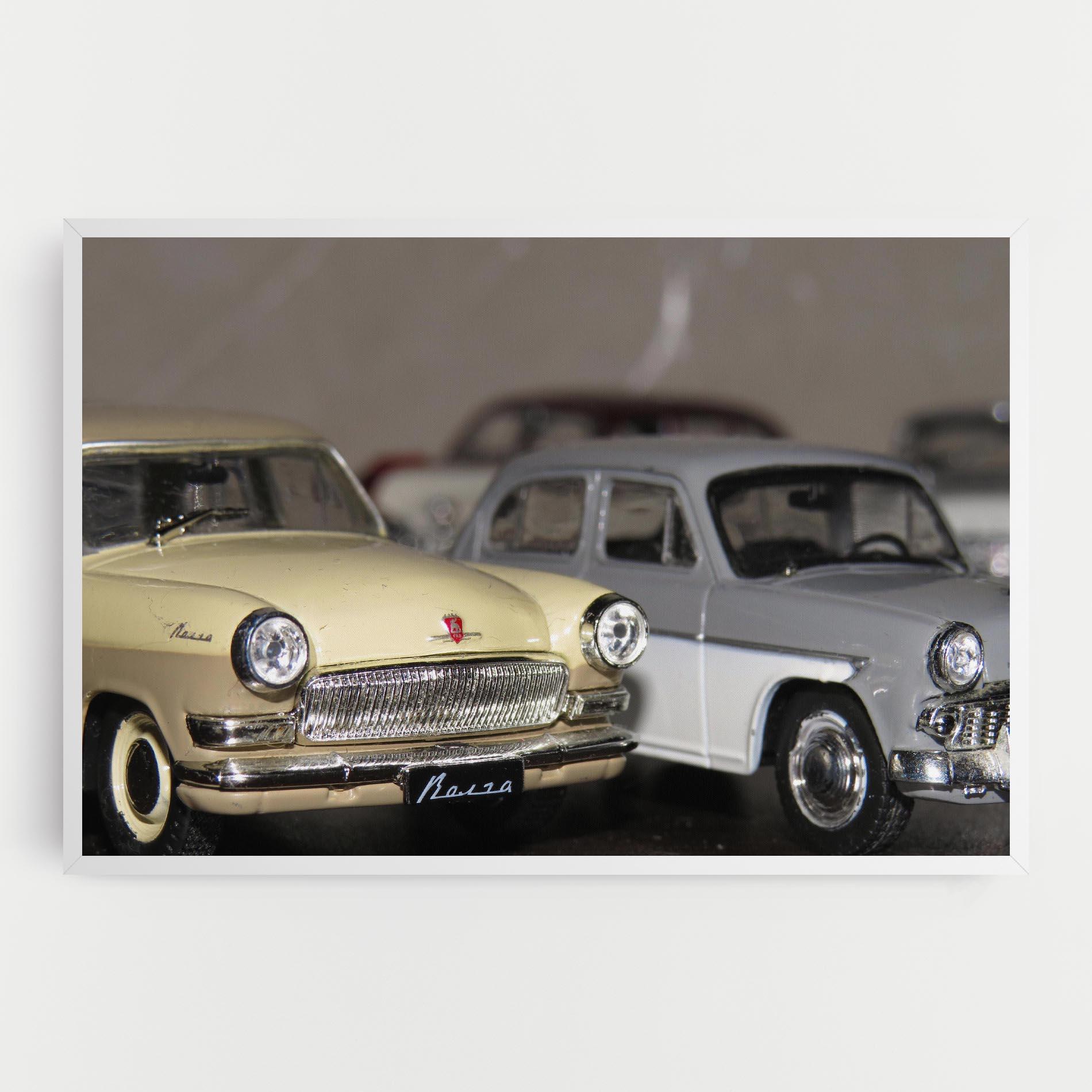 Vászonkép Cream Grey Car mockup 0