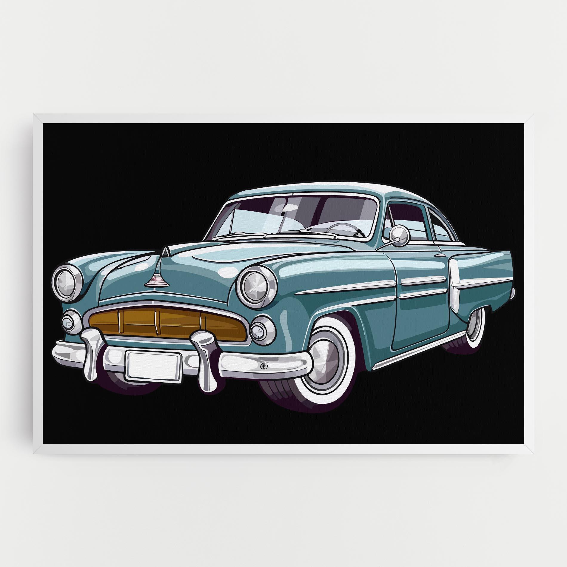 Vászonkép Ford Thunderbolt mockup 0