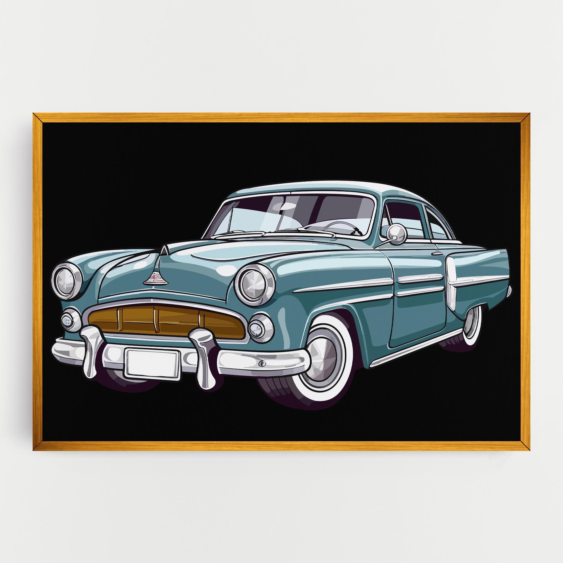 Vászonkép Ford Thunderbolt mockup 0