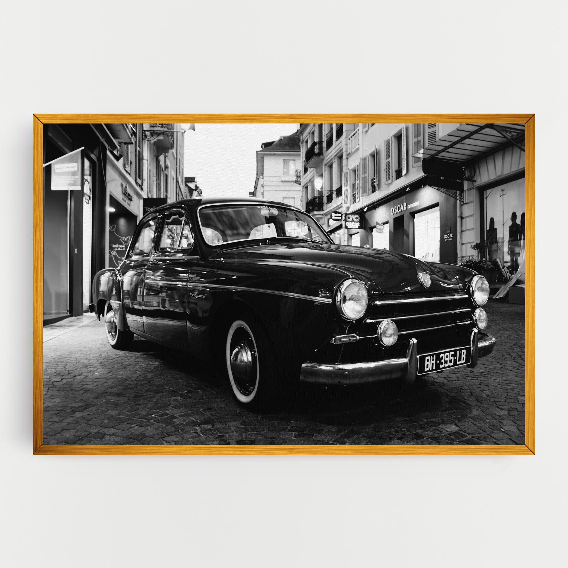 Vászonkép Pretty Black Car mockup 0