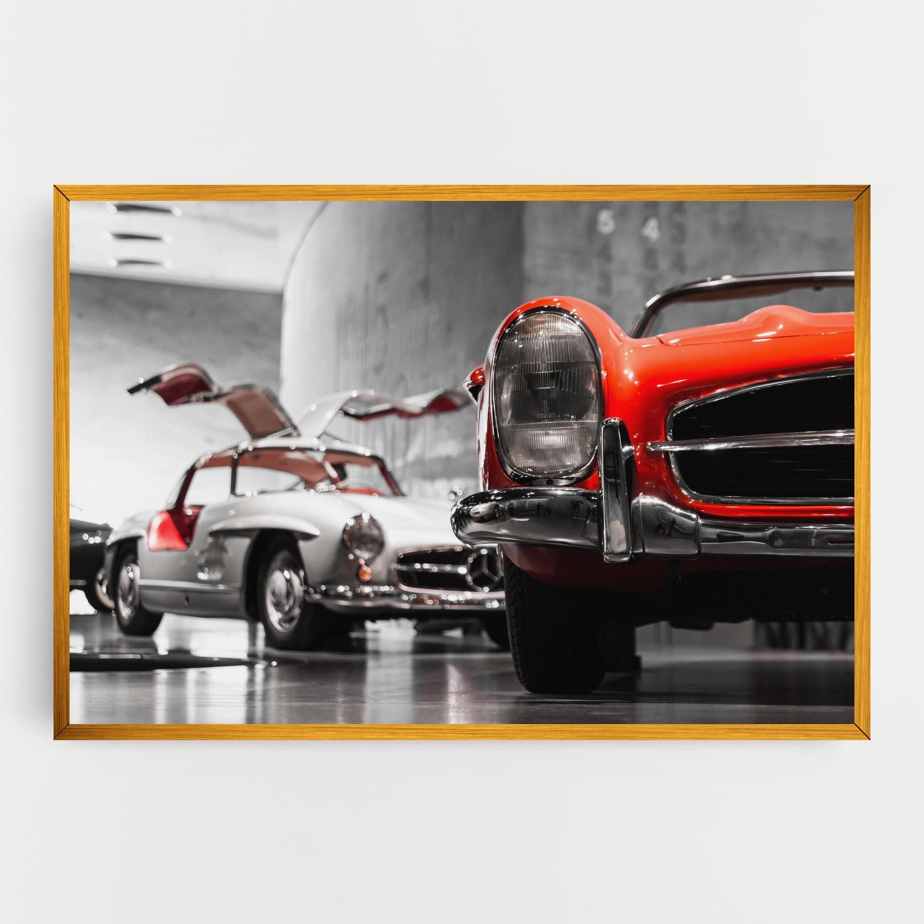 Vintage Red White mockup 0