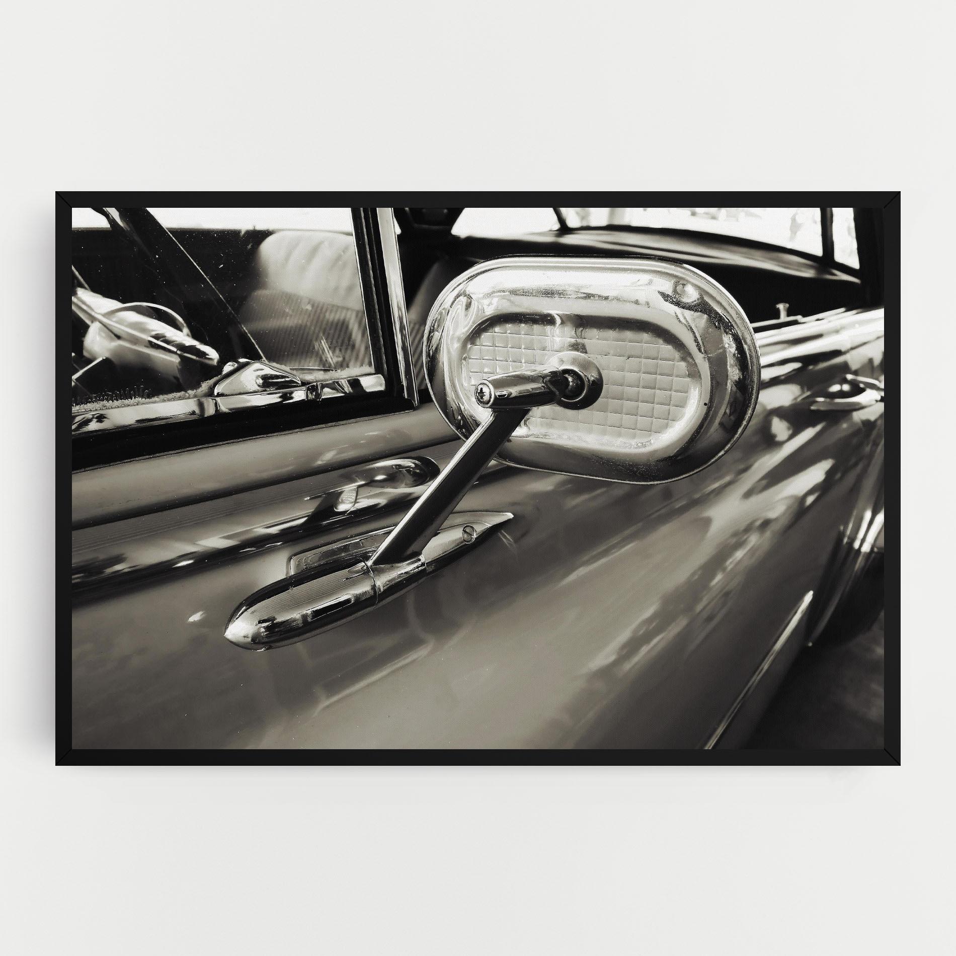 Vászonkép Close Up Grey Car mockup 0