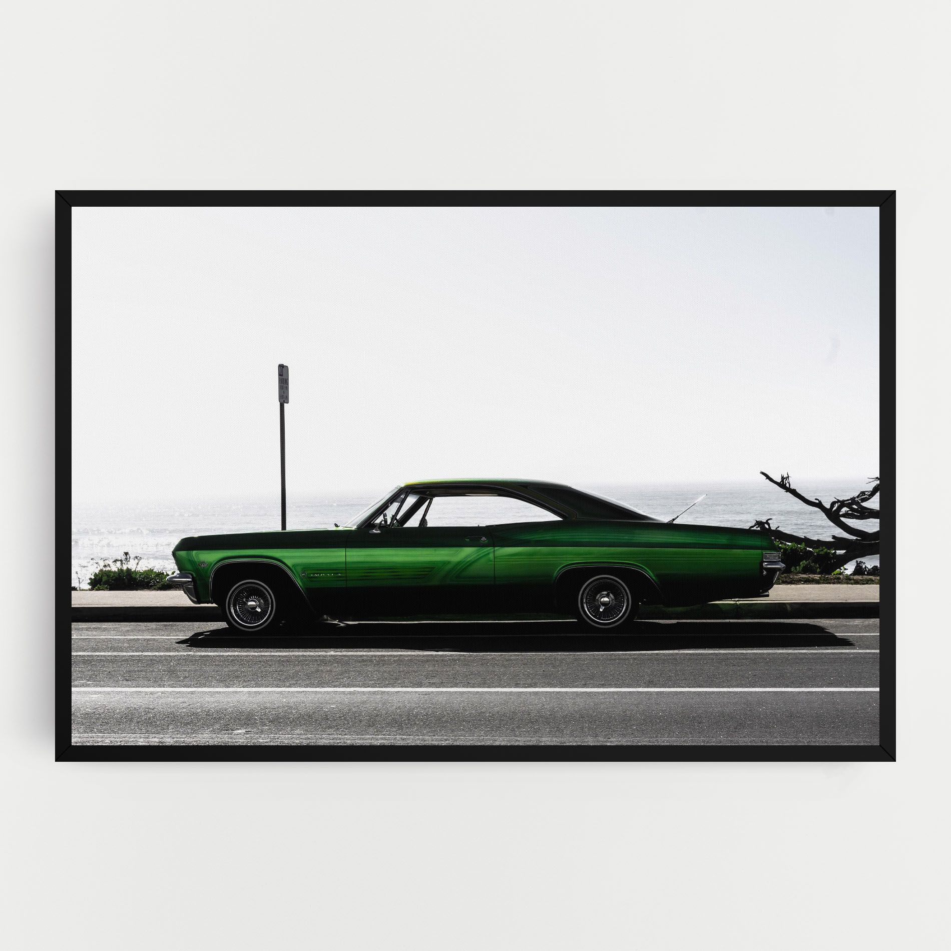 Nice Green Car mockup 0