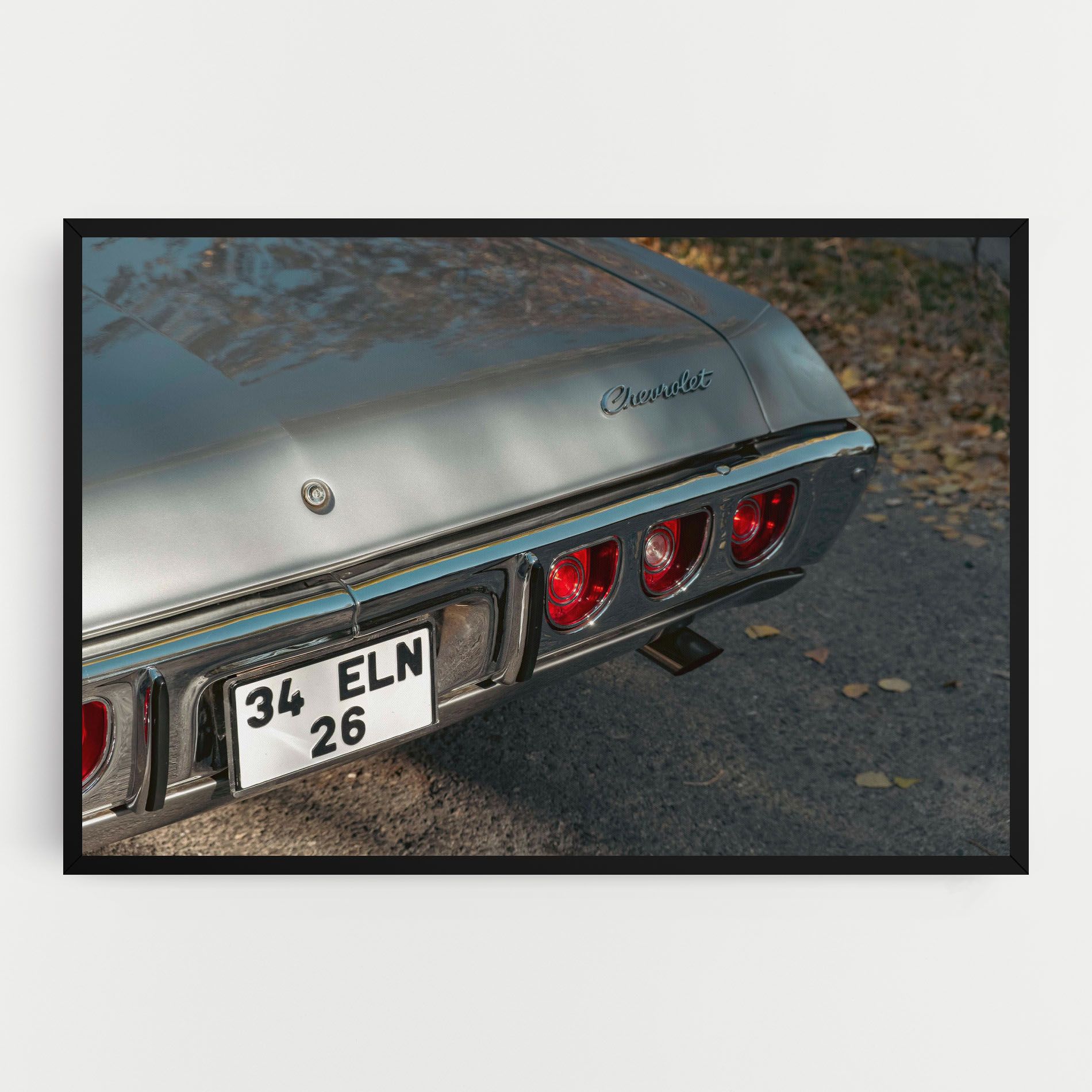 Old Grey Car mockup 0