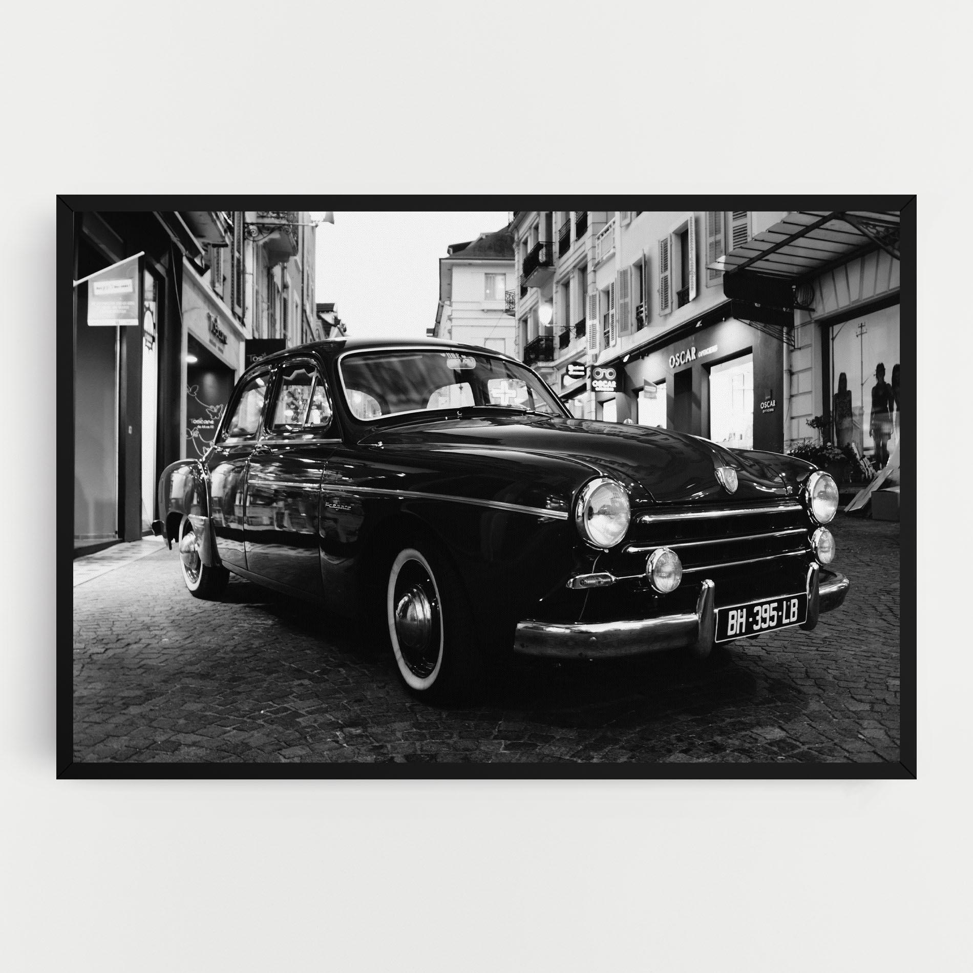 Vászonkép Pretty Black Car mockup 0