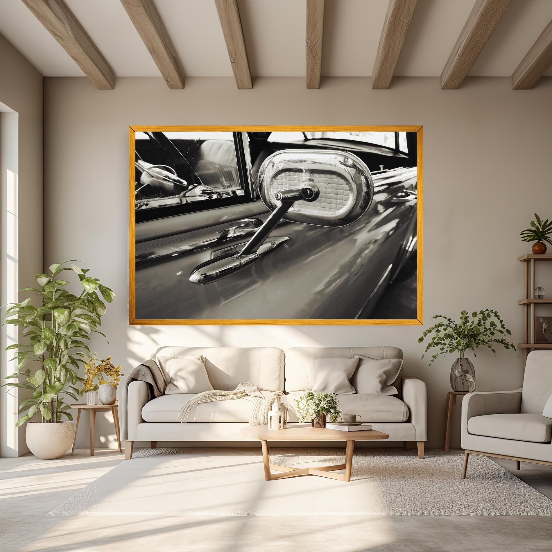 Close Up Grey Car mockup 6