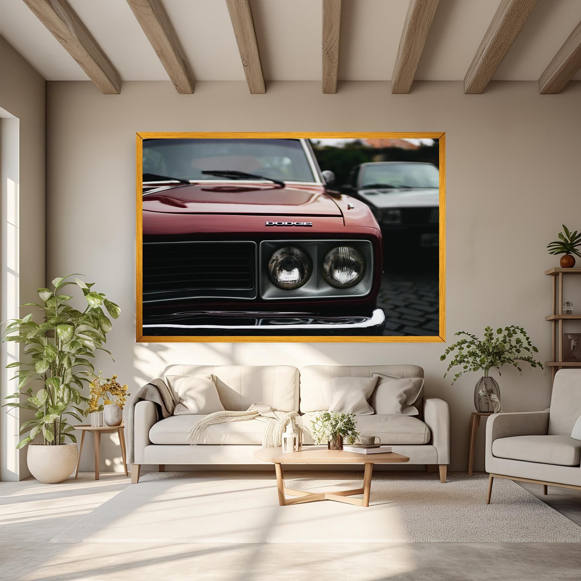 Dark Vintage Red mockup 6