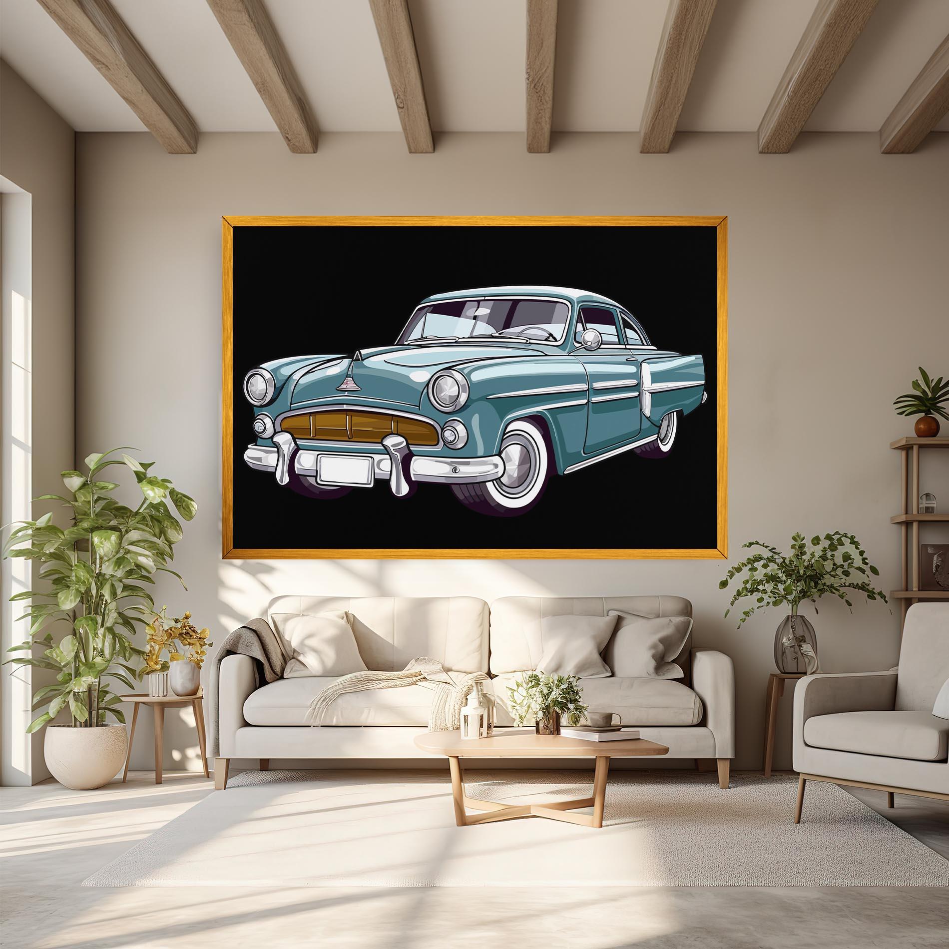 Vászonkép Ford Thunderbolt mockup 6