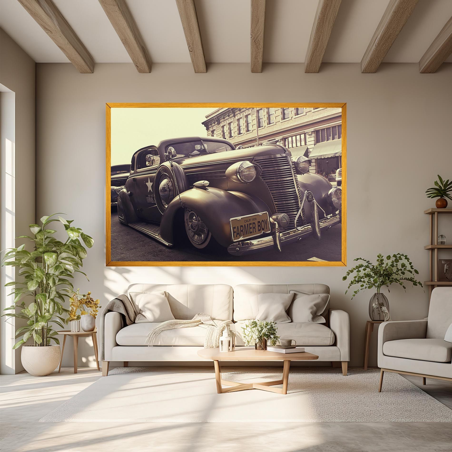 Old Classic Car mockup 6