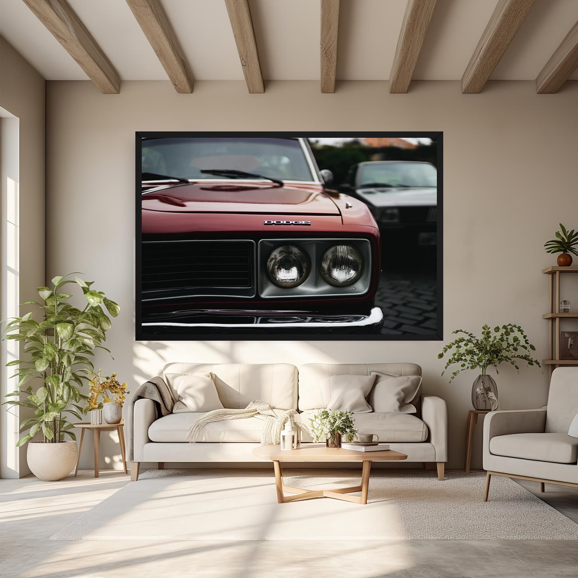 Dark Vintage Red mockup 6