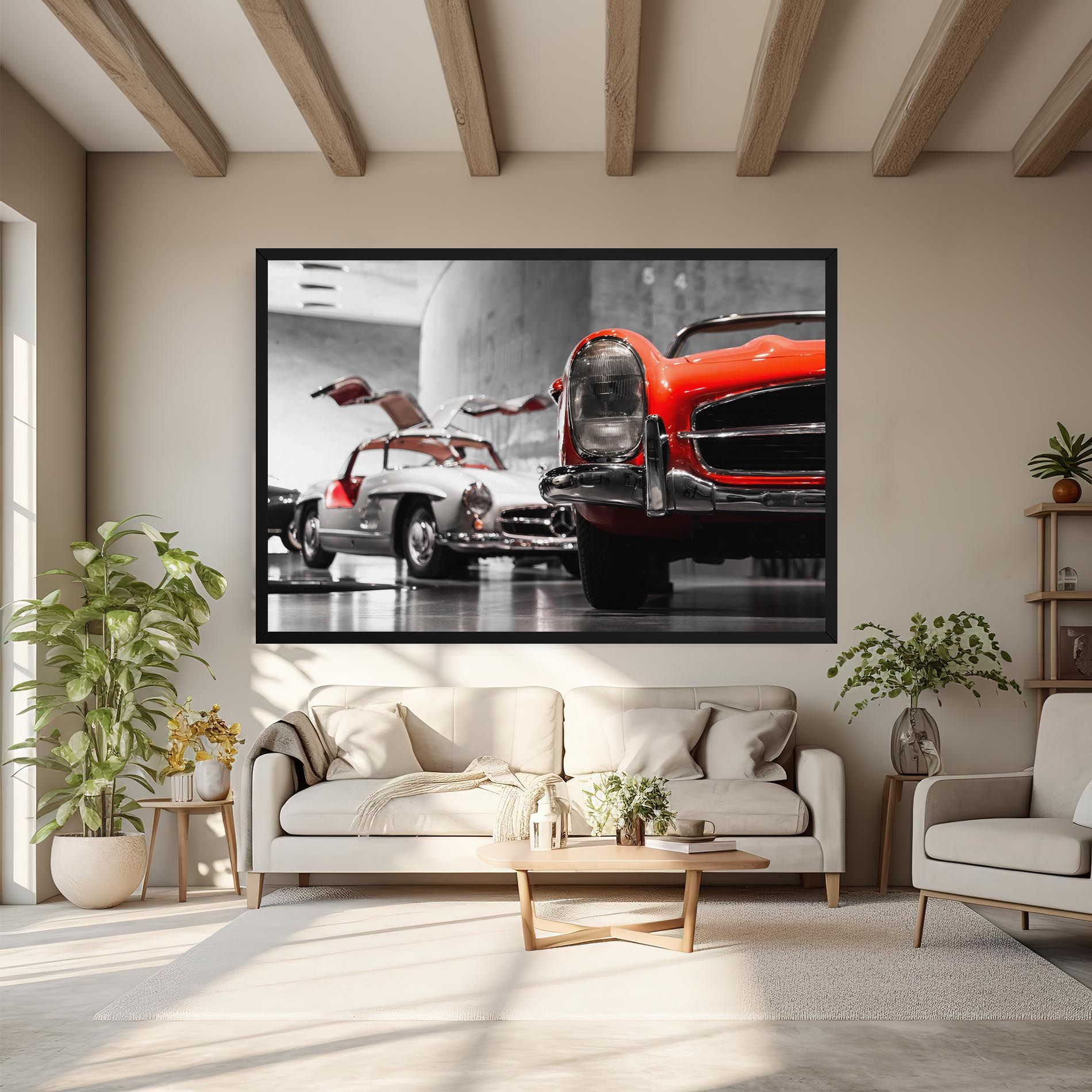 Vintage Red White mockup 6