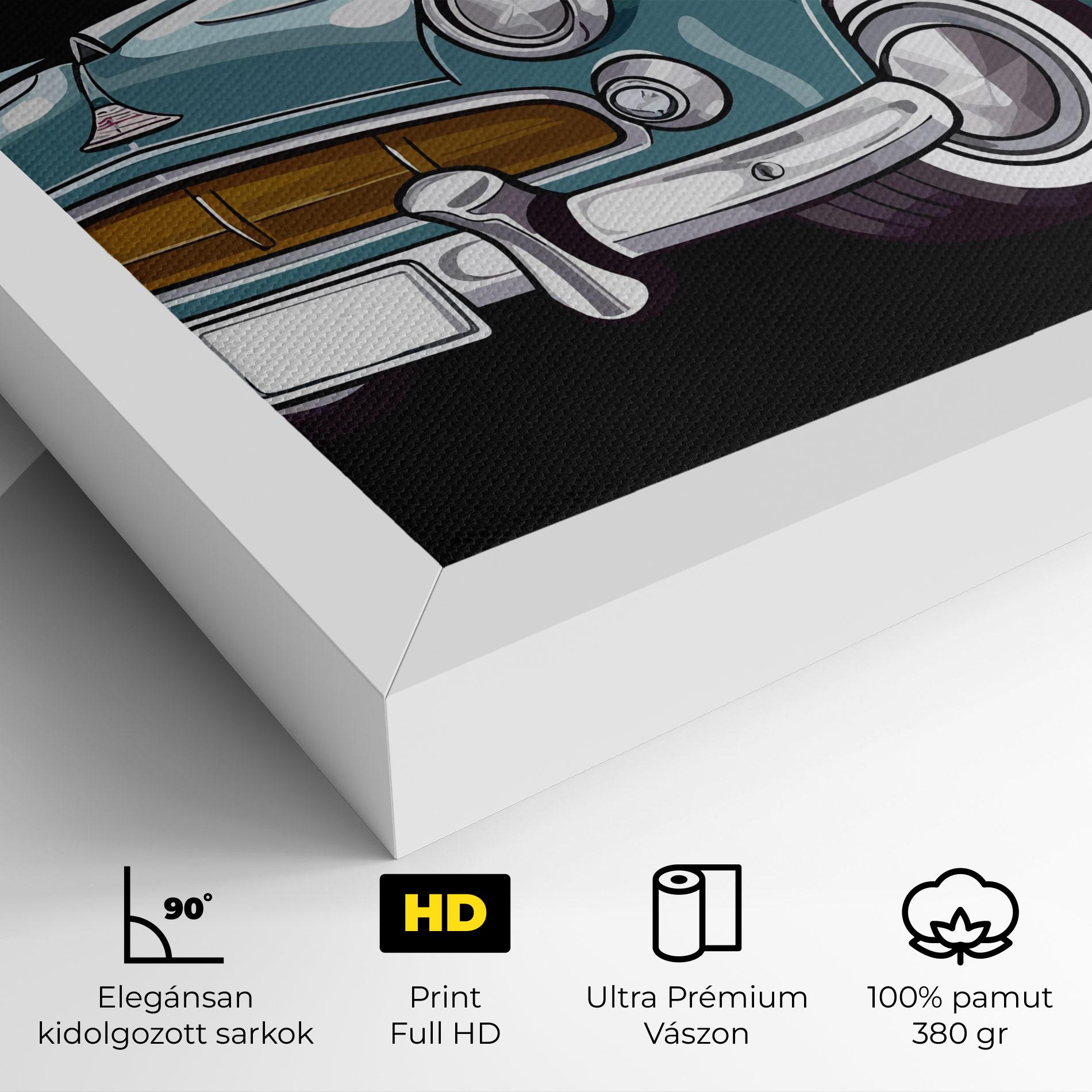 Vászonkép Ford Thunderbolt mockup 4